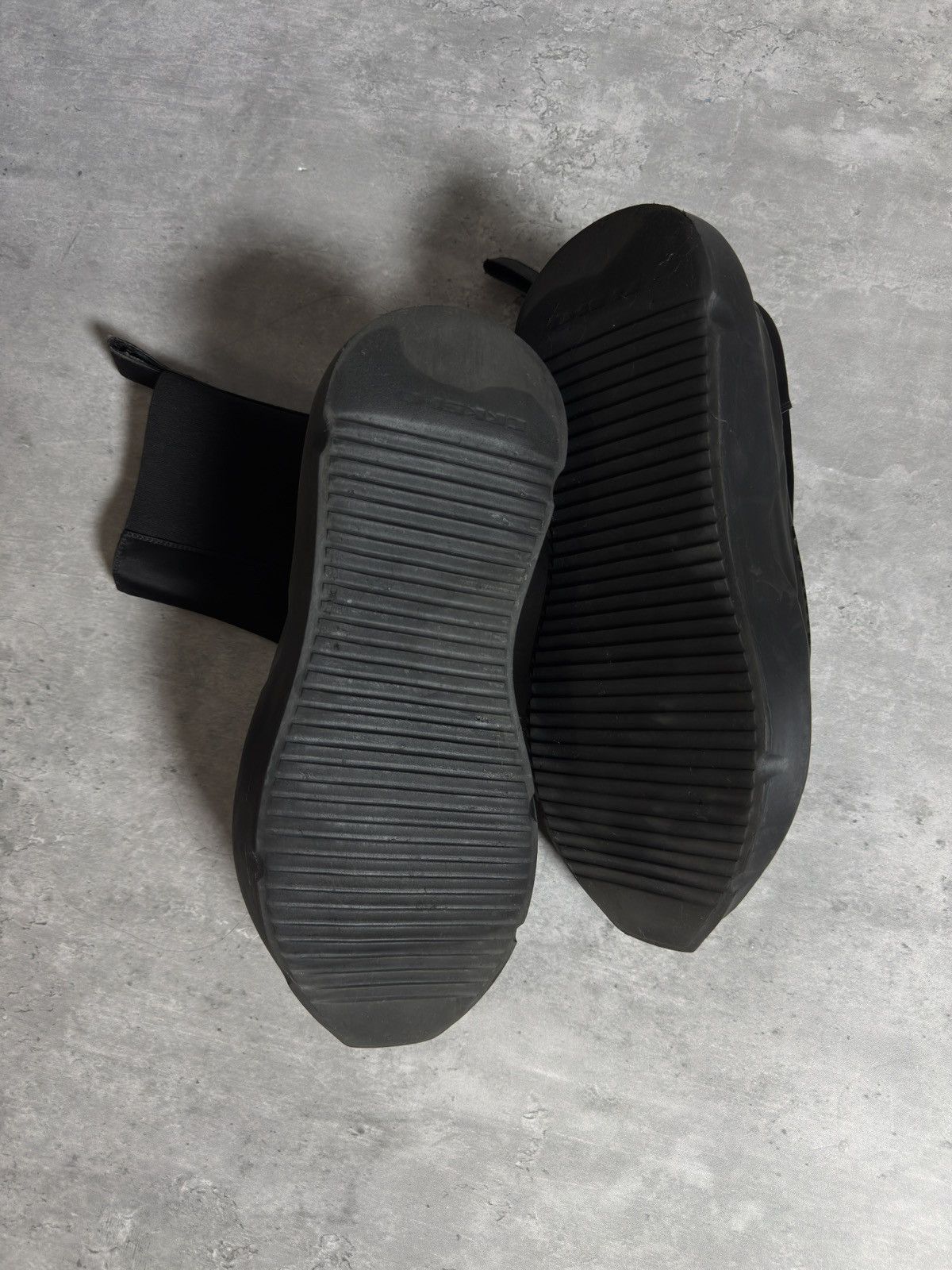 Rick Owens RICK OWENS AW21 Black Satin Beatle Abstract Nylon Boots Size US 8.5 / EU 41-42 - 6 Thumbnail