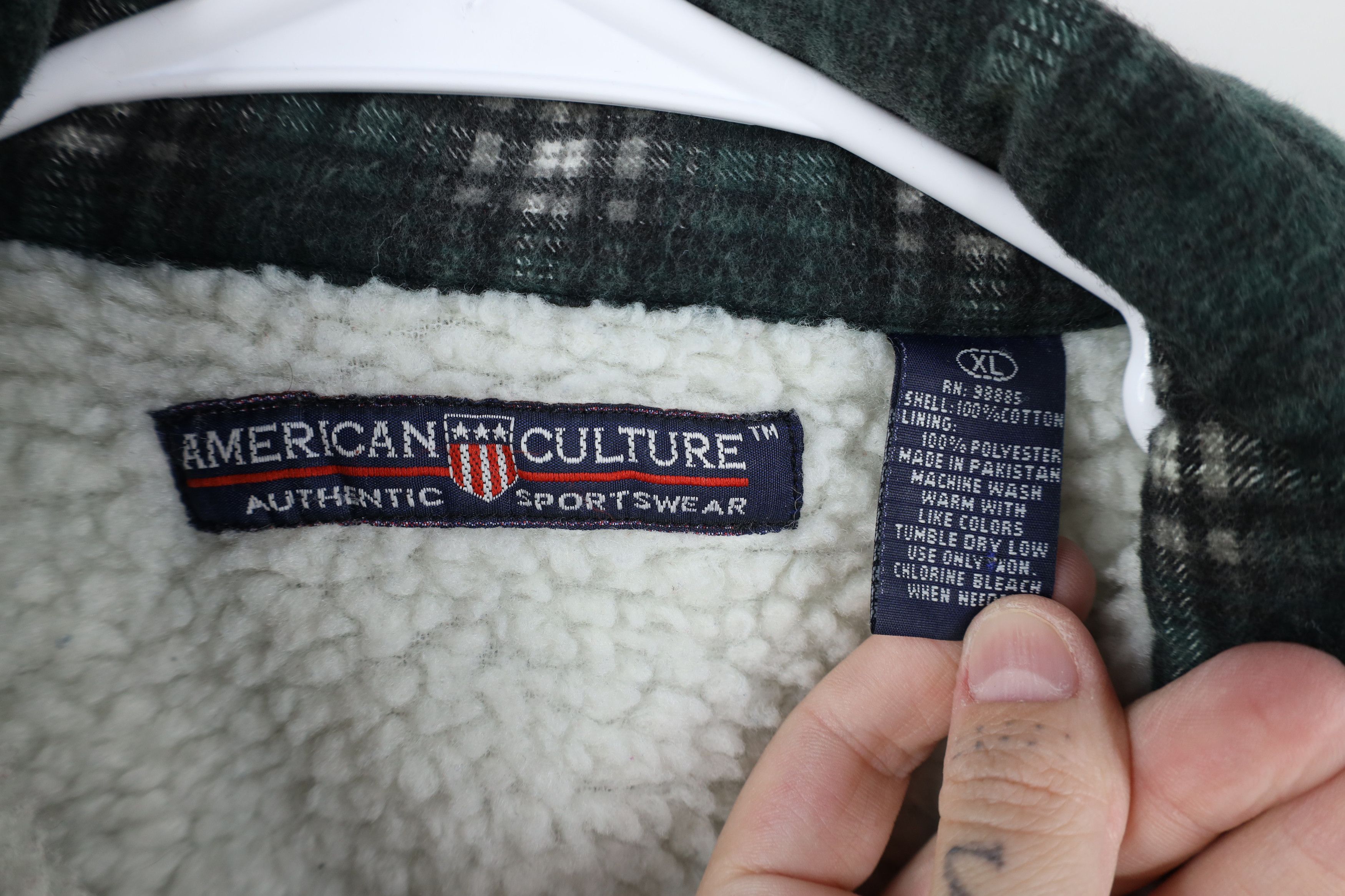 Vintage Vintage 90s Streetwear Fleece Lined Flannel Jacket Plaid Size US XL / EU 56 / 4 - 7 Thumbnail