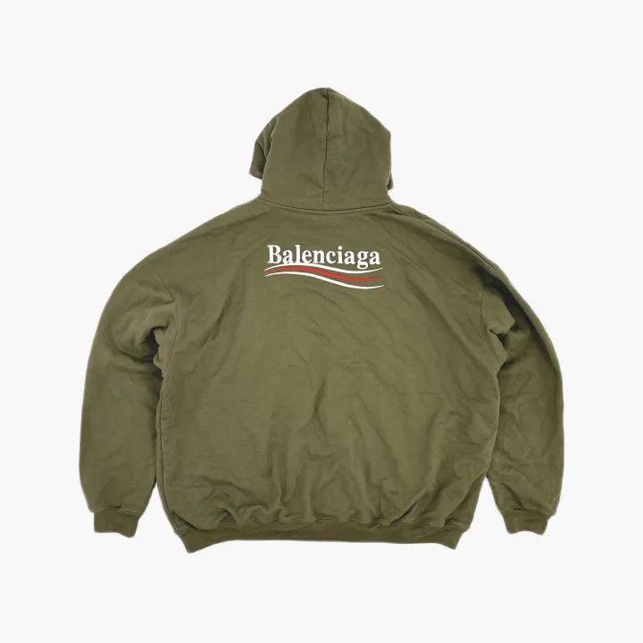 Balenciaga Balenciaga Political Campaign Hooded Sweatshirt 0079-2507 Size US M / EU 48-50 / 2 - 3 Thumbnail
