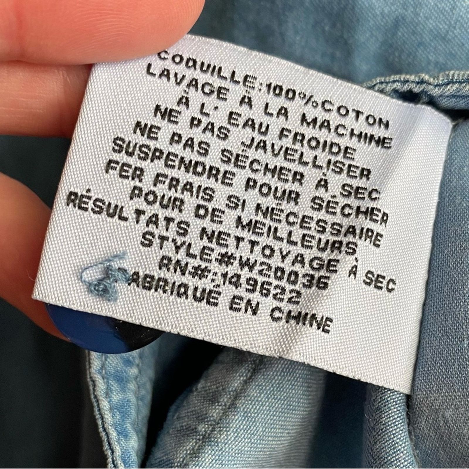 Barker NEW WALTER BAKER $168 Theo Womens Cargo Shorts Chambray 2 Size 26" / US 2 / IT 38 - 13 Thumbnail