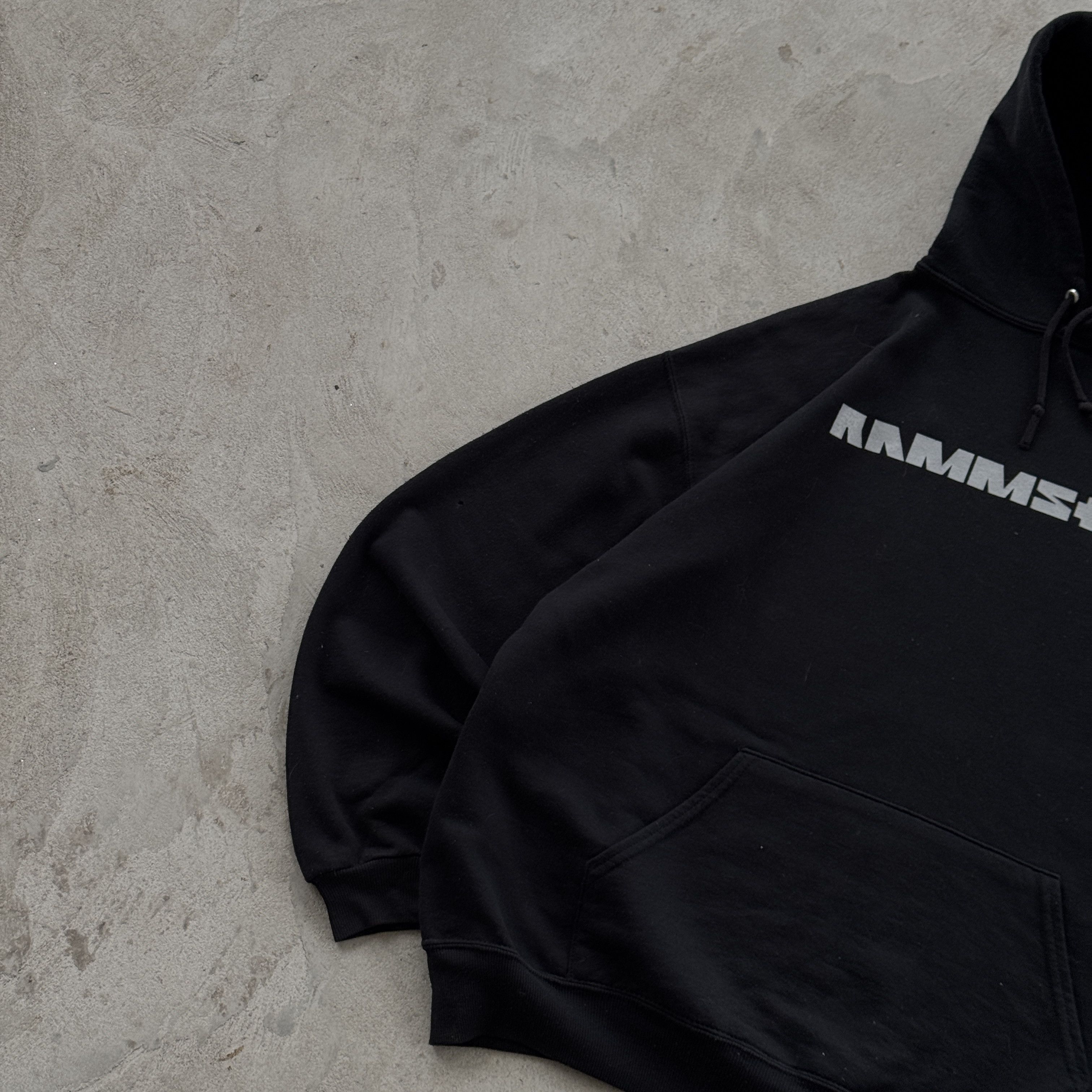 Band Tees Vintage 90s Rammstein Rock Band Hooded Sweatshirt Size US XL / EU 56 / 4 - 4 Thumbnail