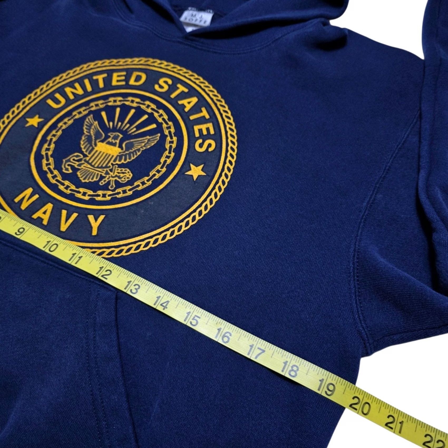 Soffe VINTAGE United States Navy Logo Graphic Hoodie USA 90's Men Small Double-Sided Hooded Graphic Print Pockets All Seasons Comfort Size US S / EU 44-46 / 1 - 3 Thumbnail