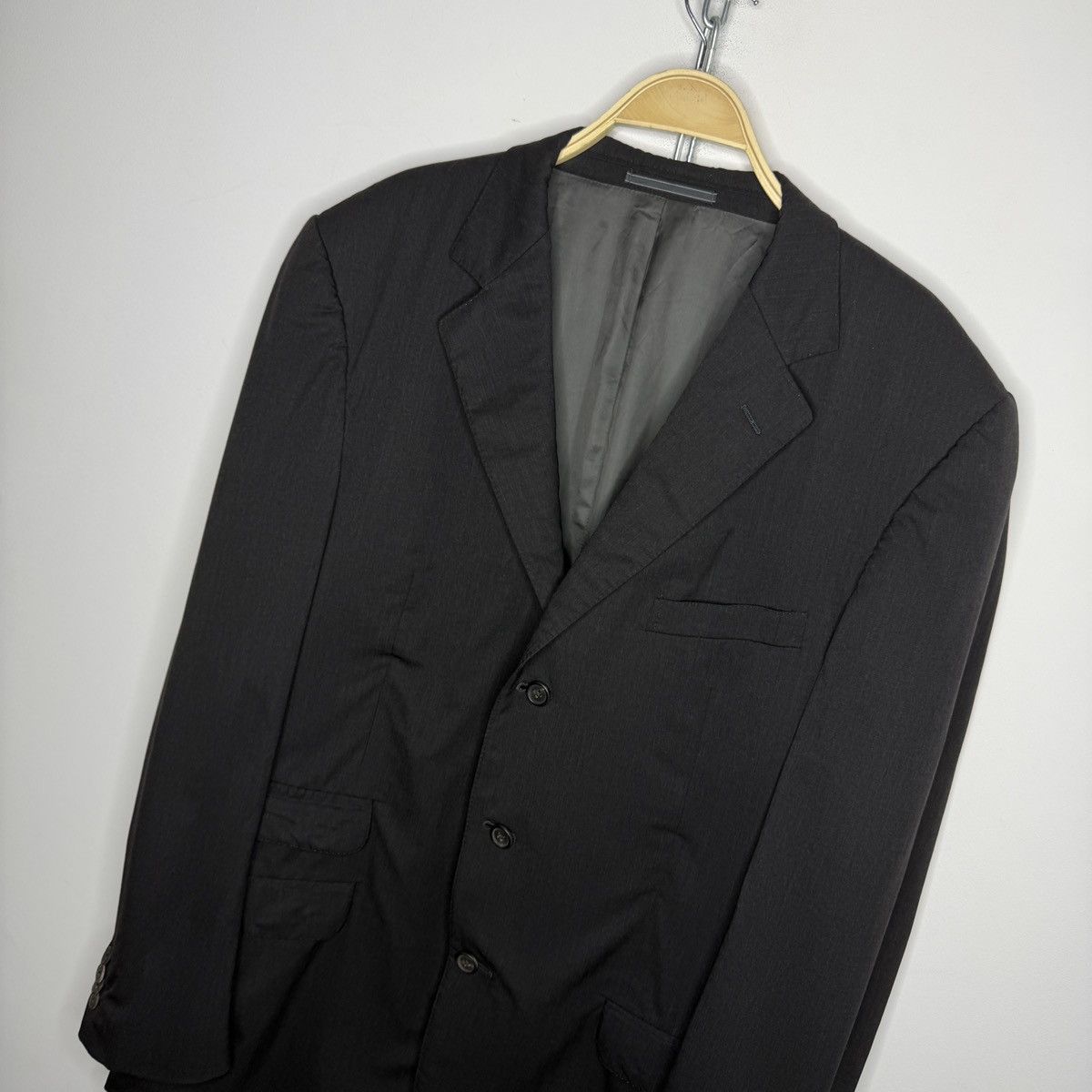 Gucci Gucci Vintage Tom Ford Era Black Blazer Wool Jacket Size 46R - 2 Thumbnail