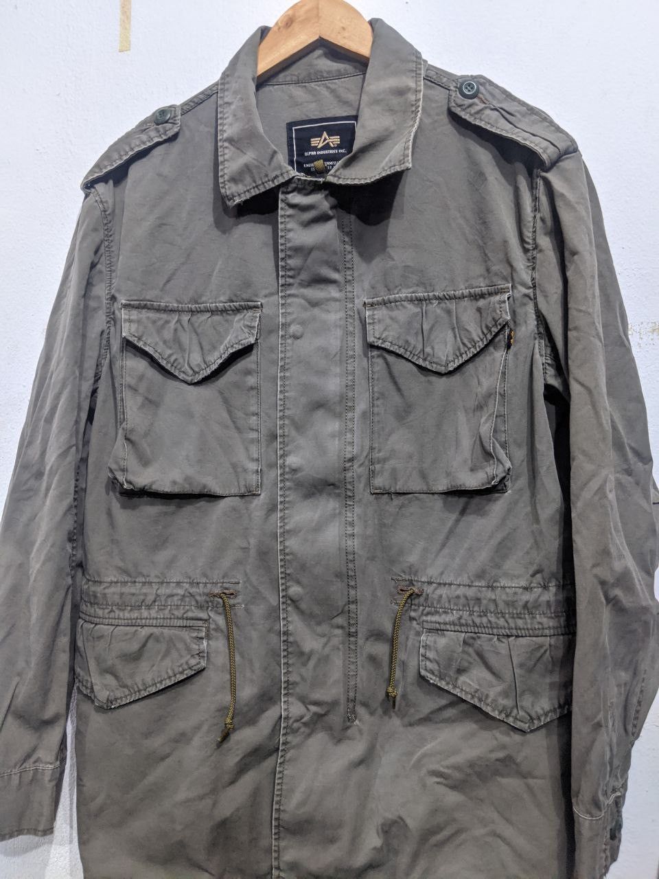 Alpha Industries × Vintage ALPHA INDUSTRIES PARKA JACKET MILITARY Size US L / EU 52-54 / 3 - 1 Thumbnail