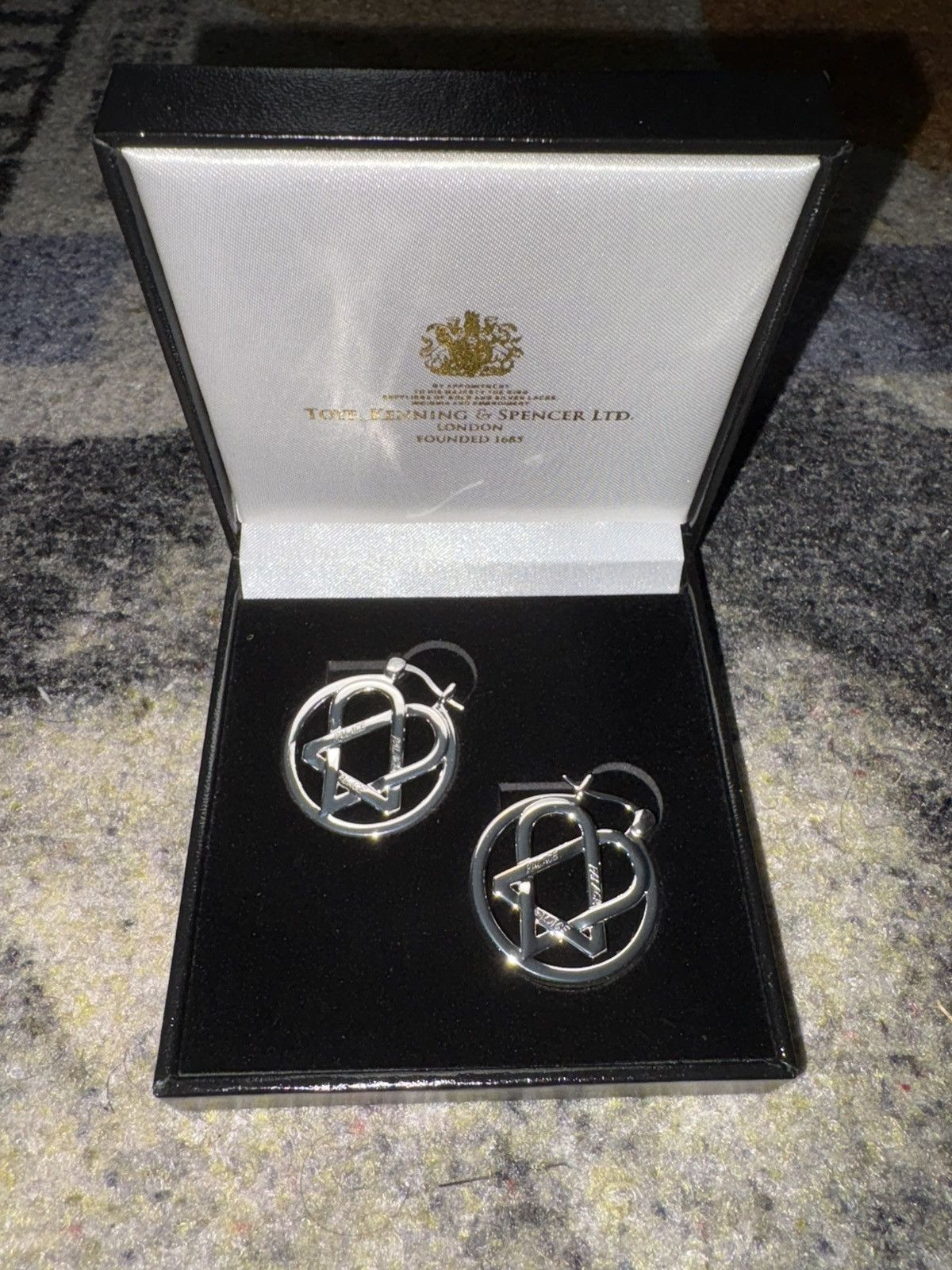 Palace Palace Tri Gram Earring Silver Size ONE SIZE - 4 Thumbnail