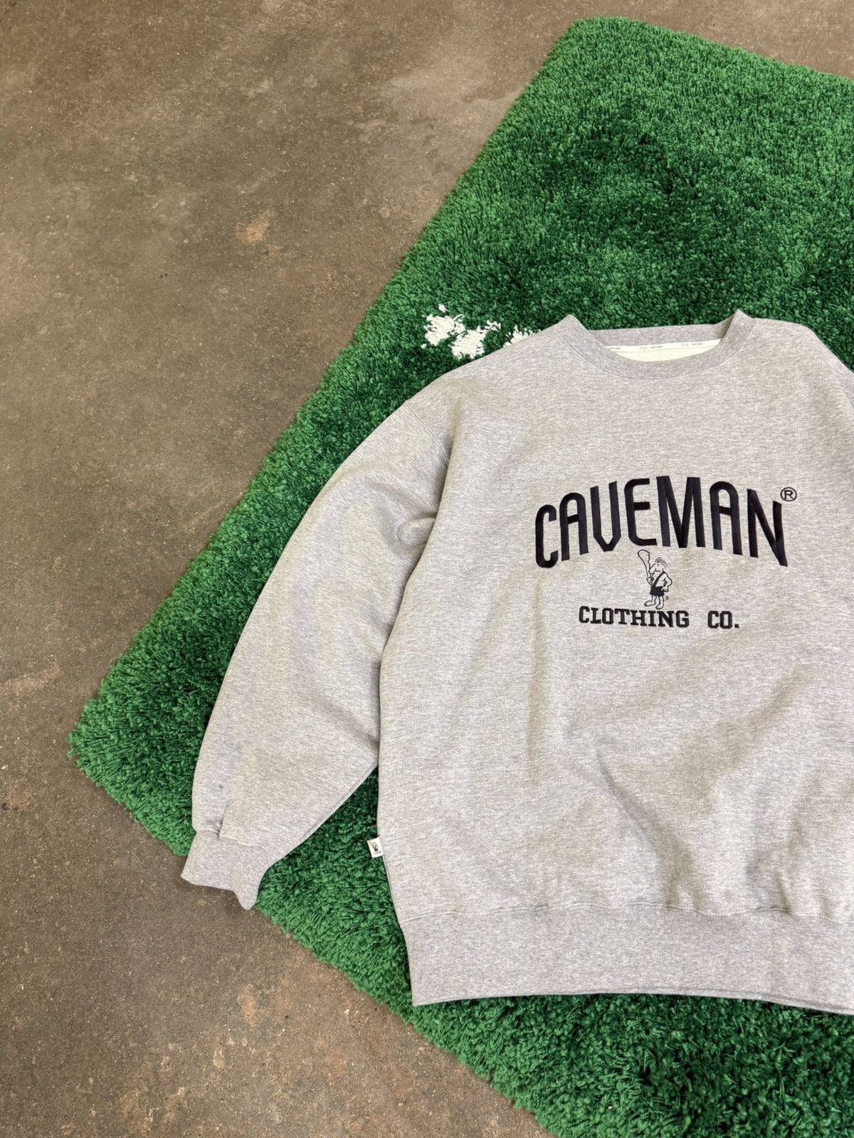 Vintage Caveman Clothing Co. Sweatshirt Grey Sz. Large Size US L / EU 52-54 / 3 - 3 Thumbnail