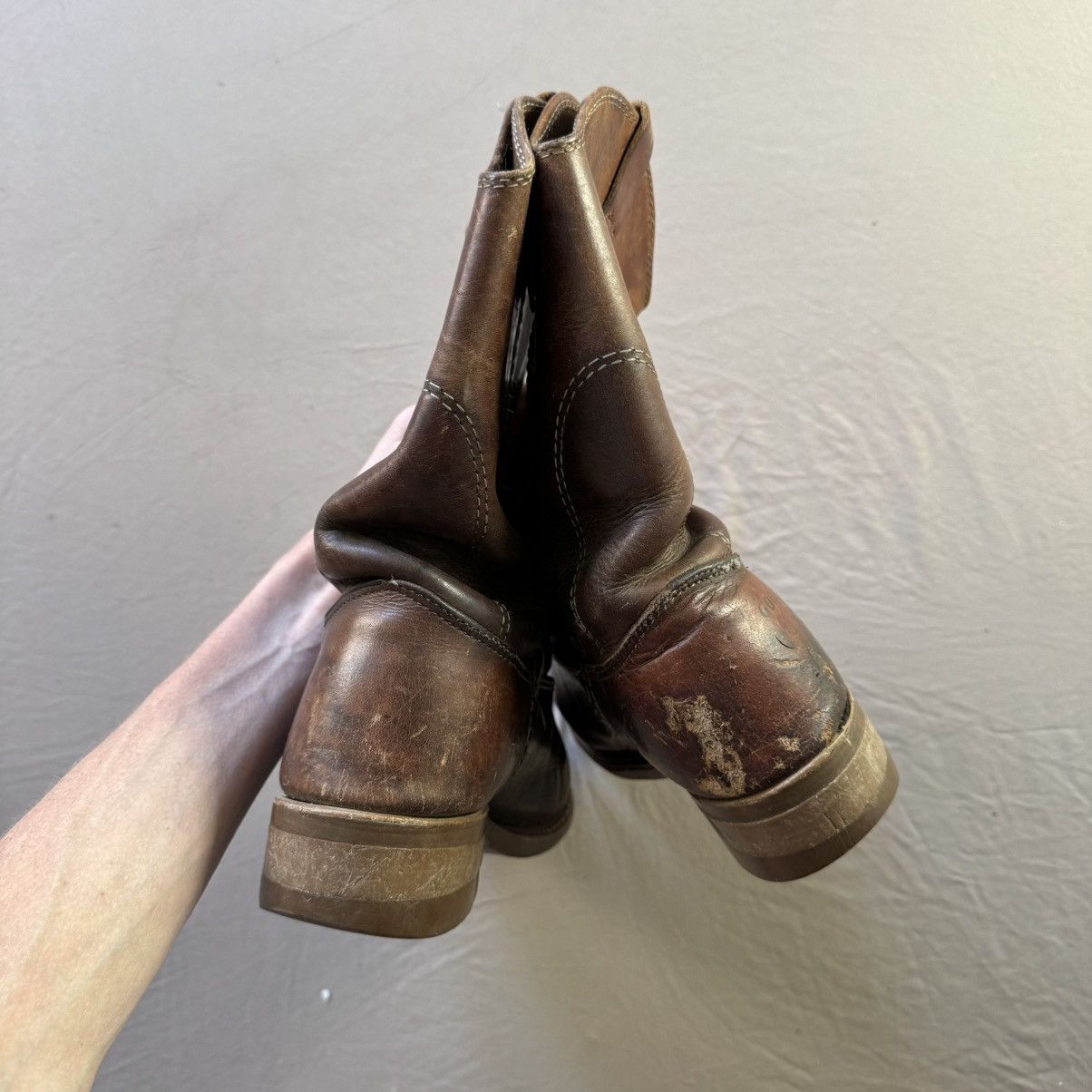 Other Vintage Good Year Western Cowboy Boots Size US 7 / EU 40 - 9 Thumbnail