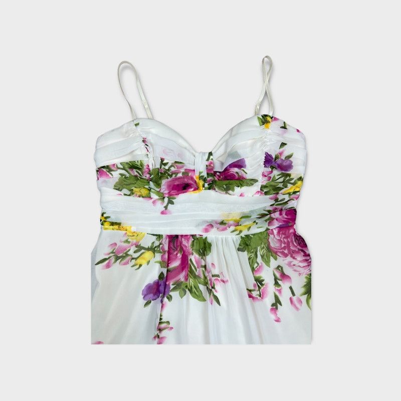 Macys Trixxi | Floral Strappy Sweetheart Dress | Size 5 Size S / US 4 / IT 40 - 5 Thumbnail
