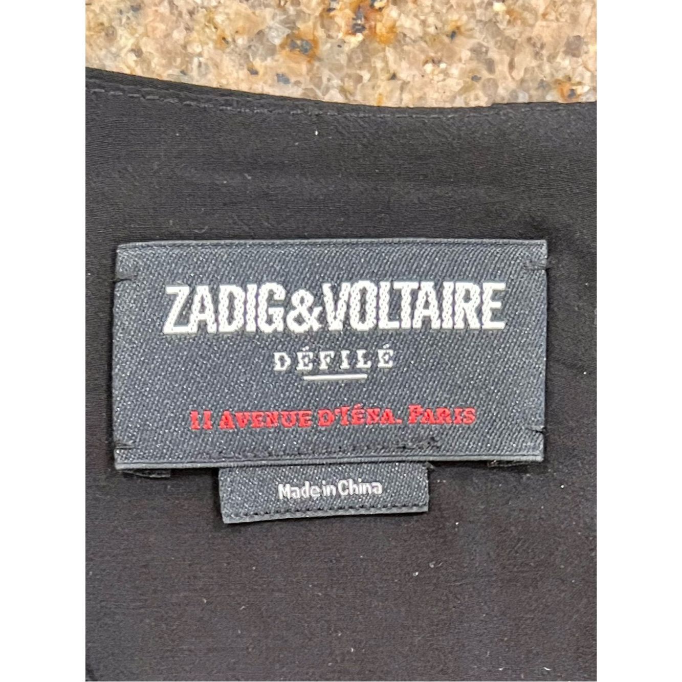 Zadig & Voltaire Zadig & Voltaire Tamela Soft Flock Flowers Tunic Blouse NWT Size S / US 4 / IT 40 - 6 Thumbnail