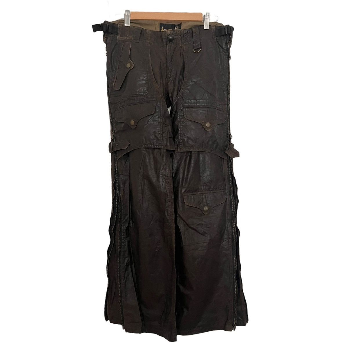 Kyoji maruyama multi zipper cargo pants