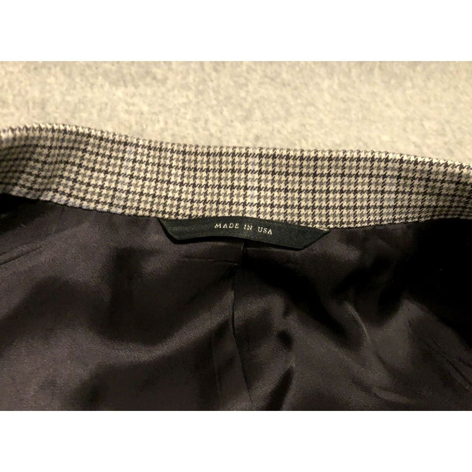 Brooks Brothers BROOKS BROTHERS Blazer Jacket Mens 42L 42 Long Wool Gray Two Button Sports Coat Long Coat Size 42R - 6 Thumbnail