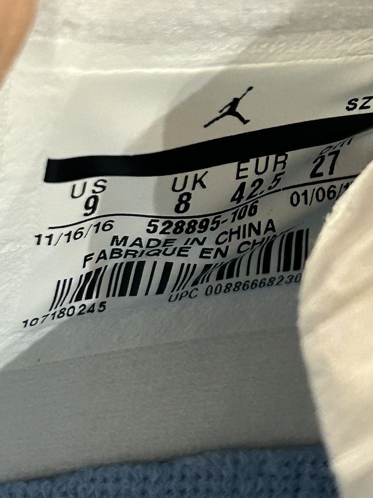 Jordan Brand Jordan 11 Low ‘University Blue’ Size US 9 / EU 42 - 6 Thumbnail
