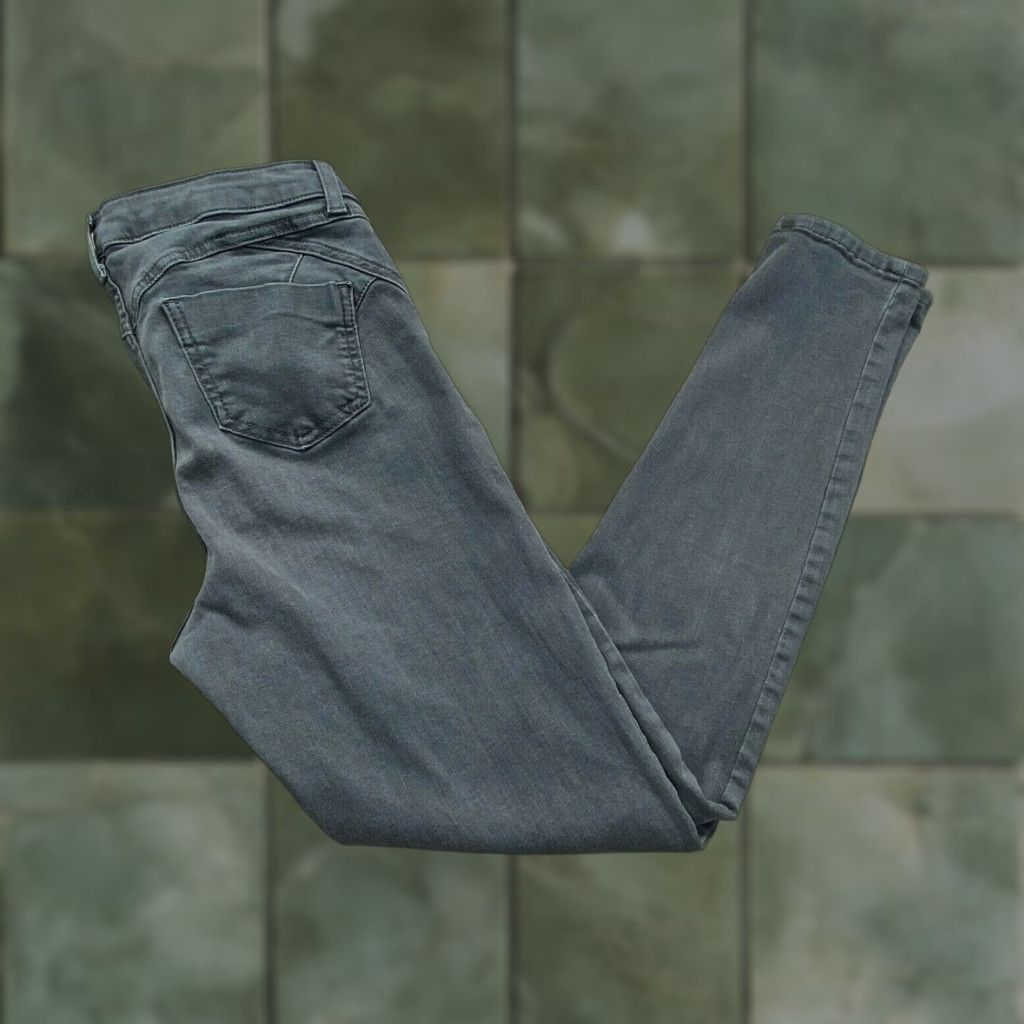 Vintage Per Una Womens Skinny Jeans Jeggings 6 US Gray Denim Stretch Jeggings Denim Jeans Gray 27x27 27 in Gray Mens? Size 28" / US 6 / IT 42 - 1 Thumbnail