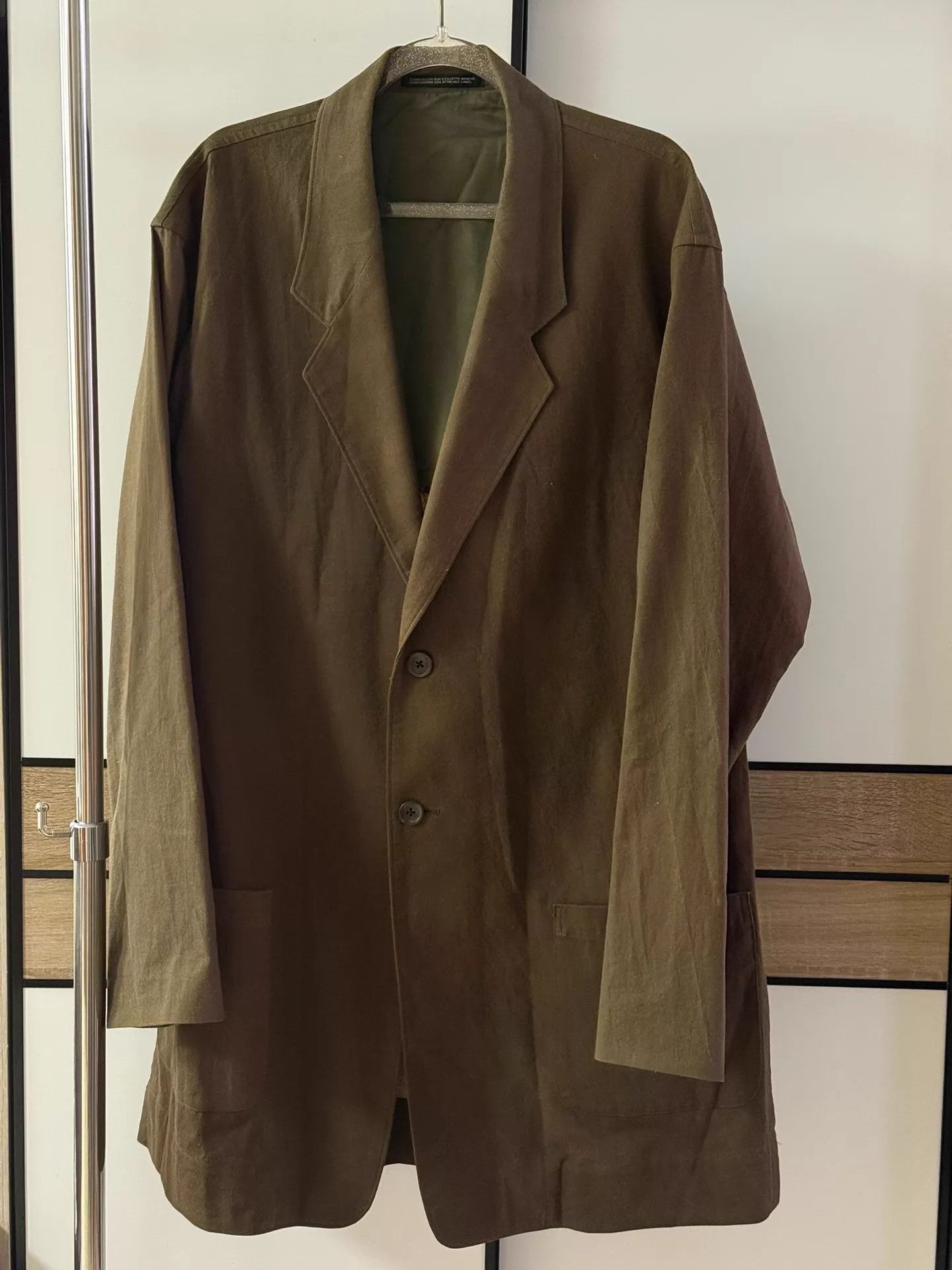 Yohji Yamamoto Yohji Yamamoto Pour Homme 17ss Portrait Hand-Painted Suit Size US S / EU 44-46 / 1 - 2 Thumbnail