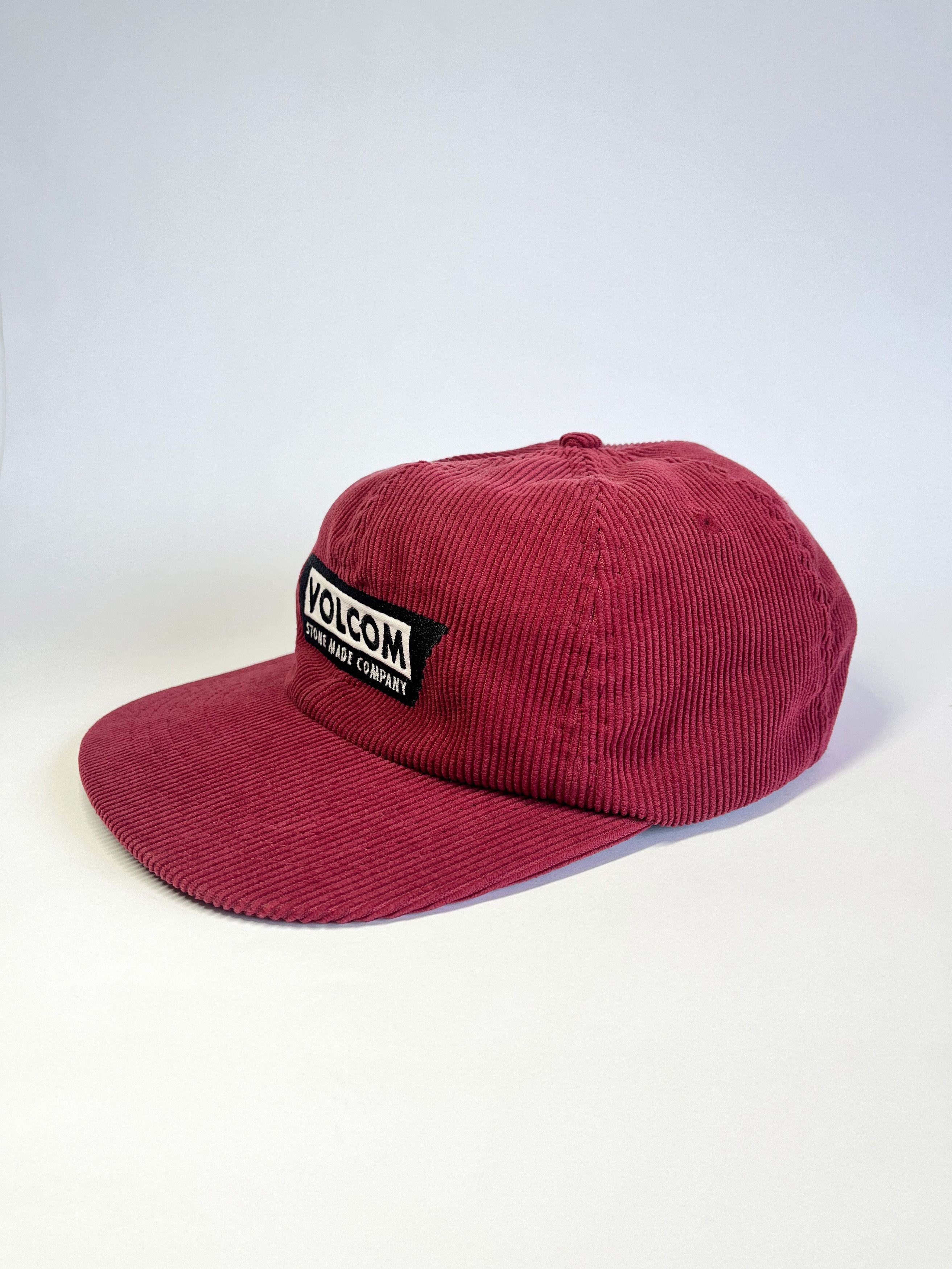 Volcom Vintage Volcom Corduroy 6 Panel Burgundy Cap Size ONE SIZE - 2 Thumbnail