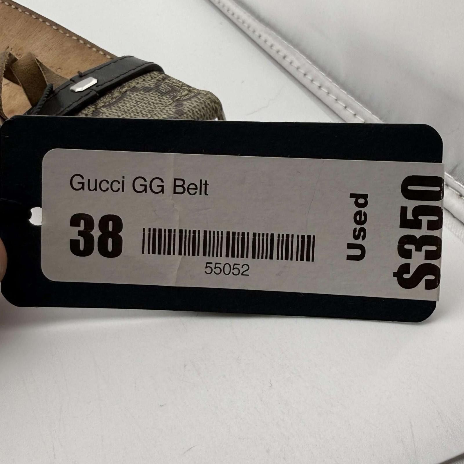 Gucci Gucci GG Belt 38 Used 411924 Size ONE SIZE - 12 Thumbnail