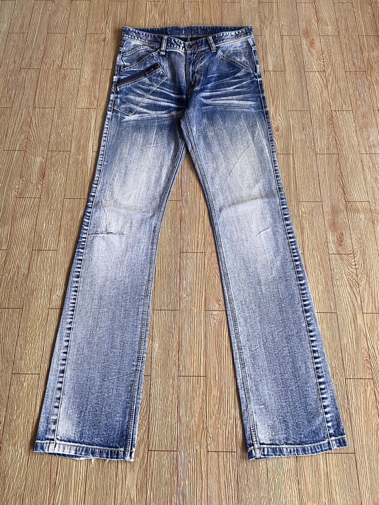 Nicole Club Rare Design Vintage Japanese Brand Nicole Club Jeans 1990s Size US 33 - 1 Thumbnail