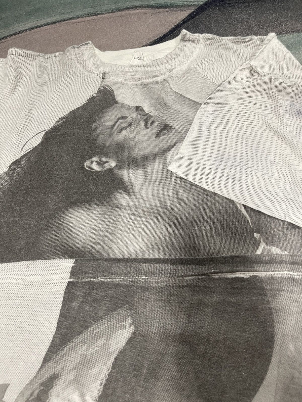 Vintage Vintage 90s Acqua All-Over Print Lingerie Dream Tee Size US XL / EU 56 / 4 - 3 Thumbnail