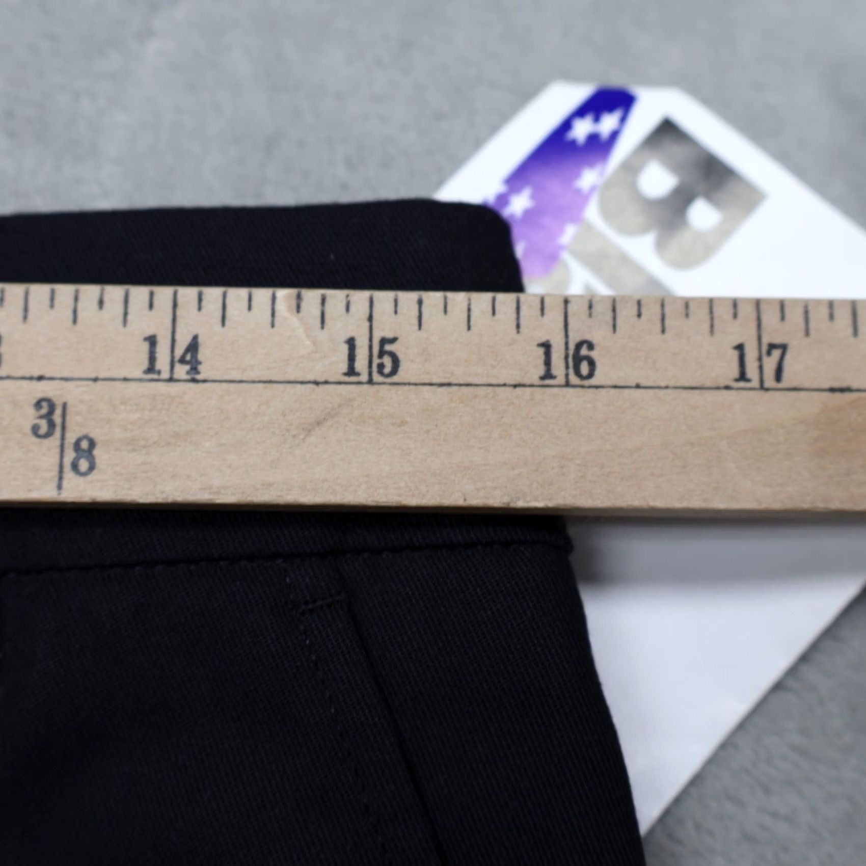 Vintage Blauer Pants Men 32x39 Black Dress Pants Flat Front 4 Pocket Rayon Blend Uniform NEW Size US 32 / EU 48 - 7 Thumbnail