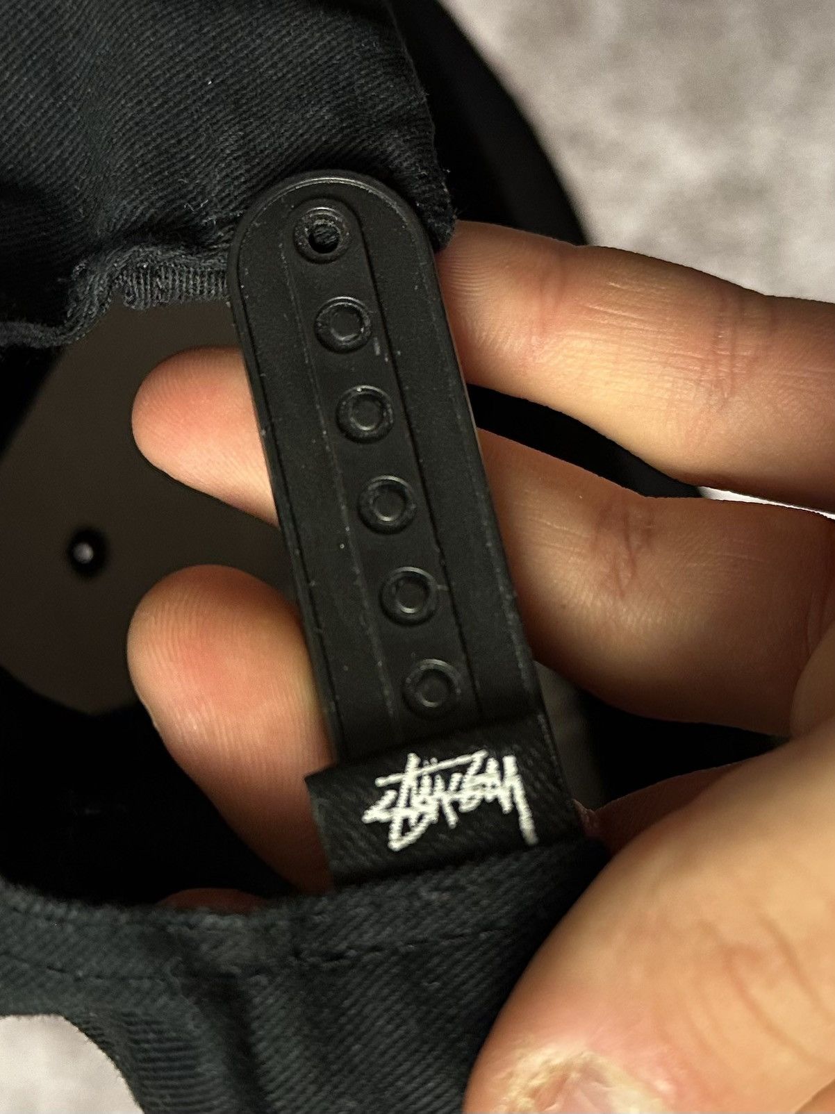 Stussy Stussy basic cap black vintage streetwear OS Size ONE SIZE - 5 Thumbnail