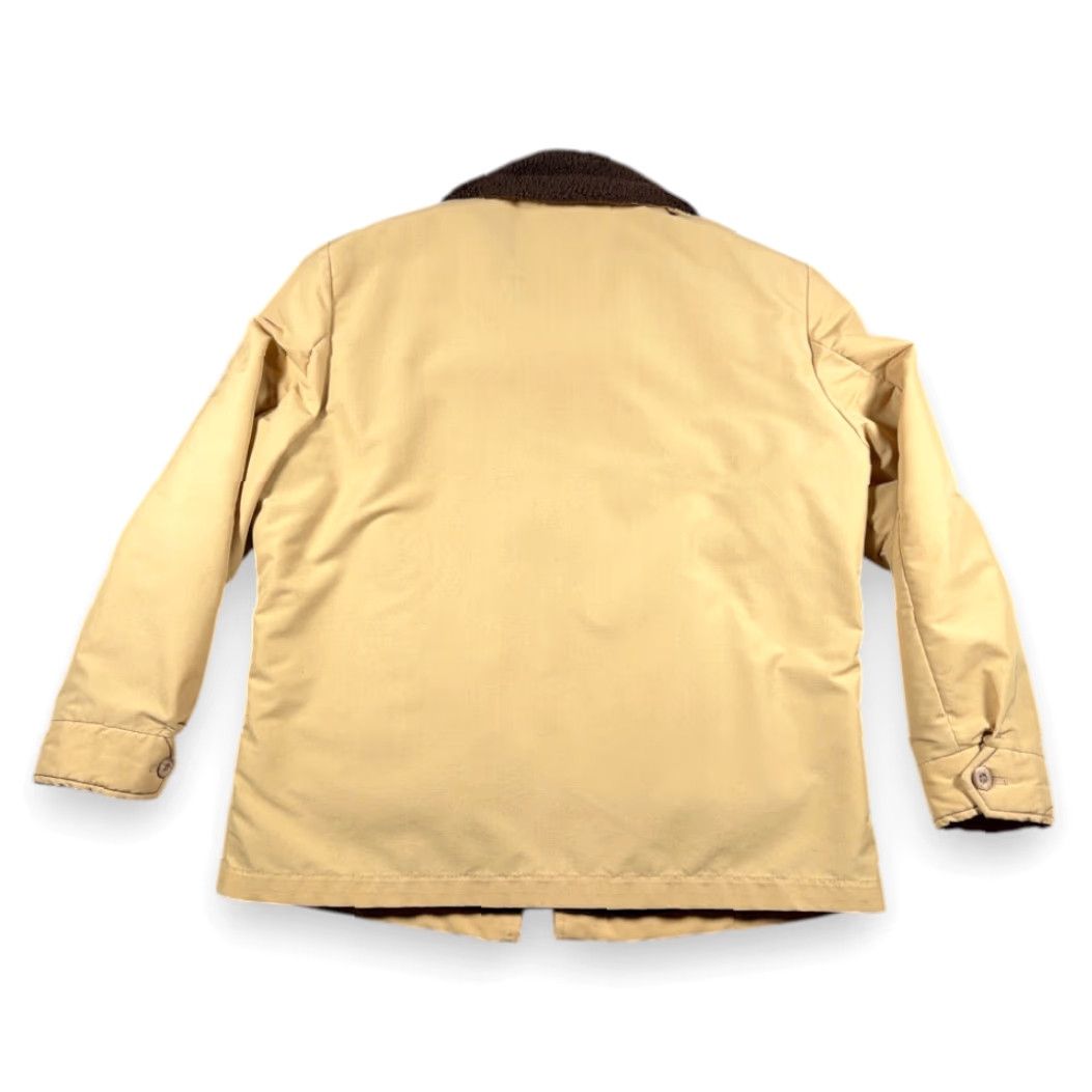 Vintage VINTAGE J. C. Penney Jacket Adult 42 Brown Canvas Sherpa Chore Western 70s Mens Size US L / EU 52-54 / 3 - 3 Thumbnail
