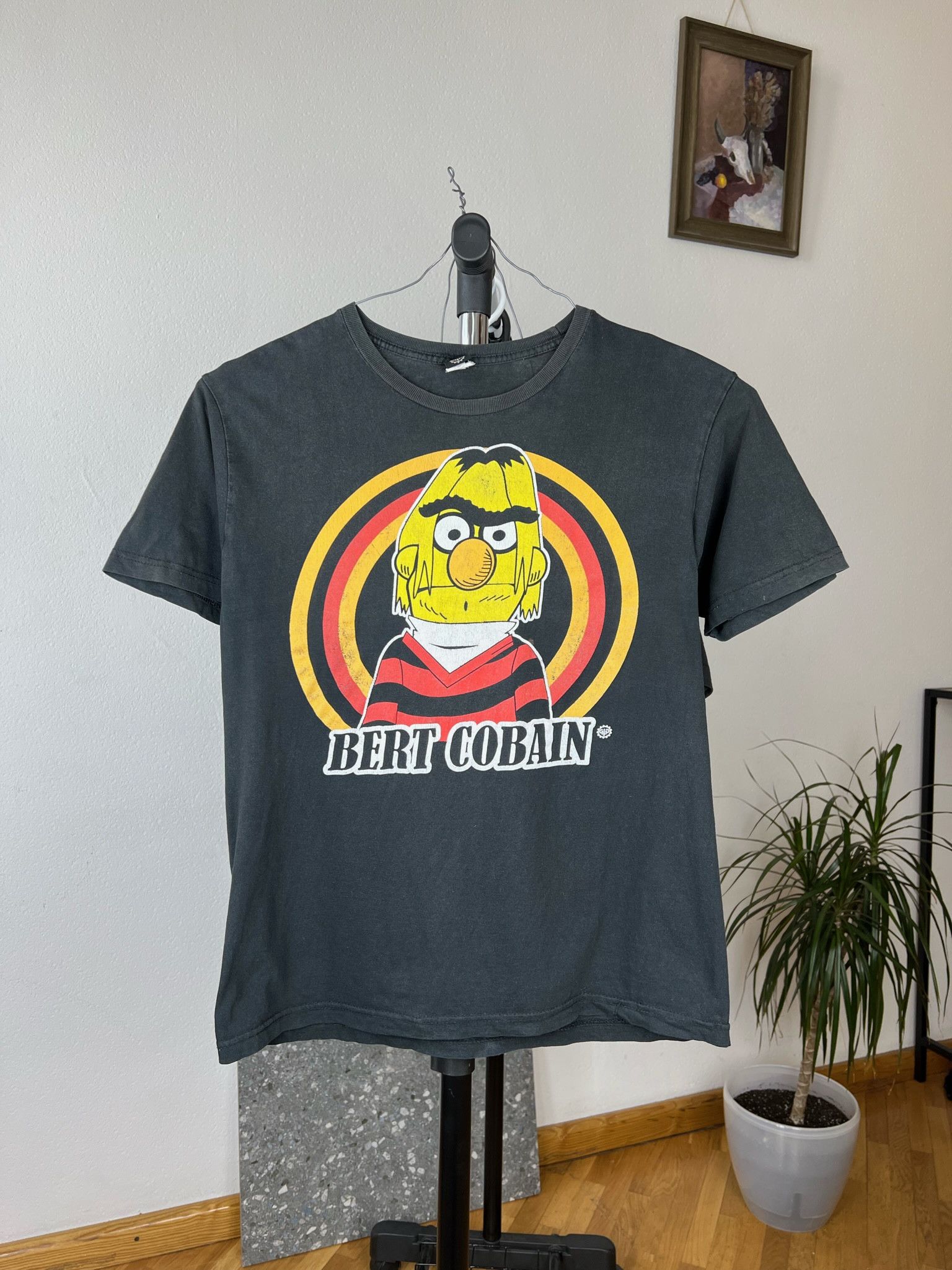 Cartoon Network Bert and Ernie Sesame Street tshirt nirvana kurt cobain Size US M / EU 48-50 / 2 - 1 Thumbnail