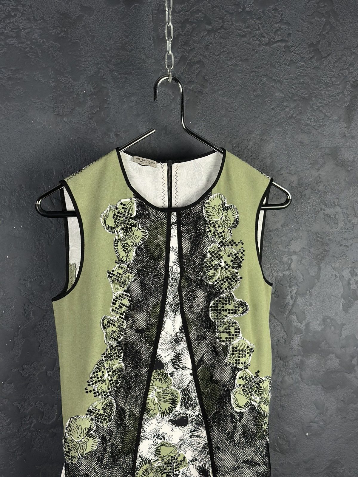 Bottega Veneta Bottega Veneta Luxury Sleeveless Silk Mini Dress Size XS / US 0-2 / IT 36-38 - 5 Thumbnail