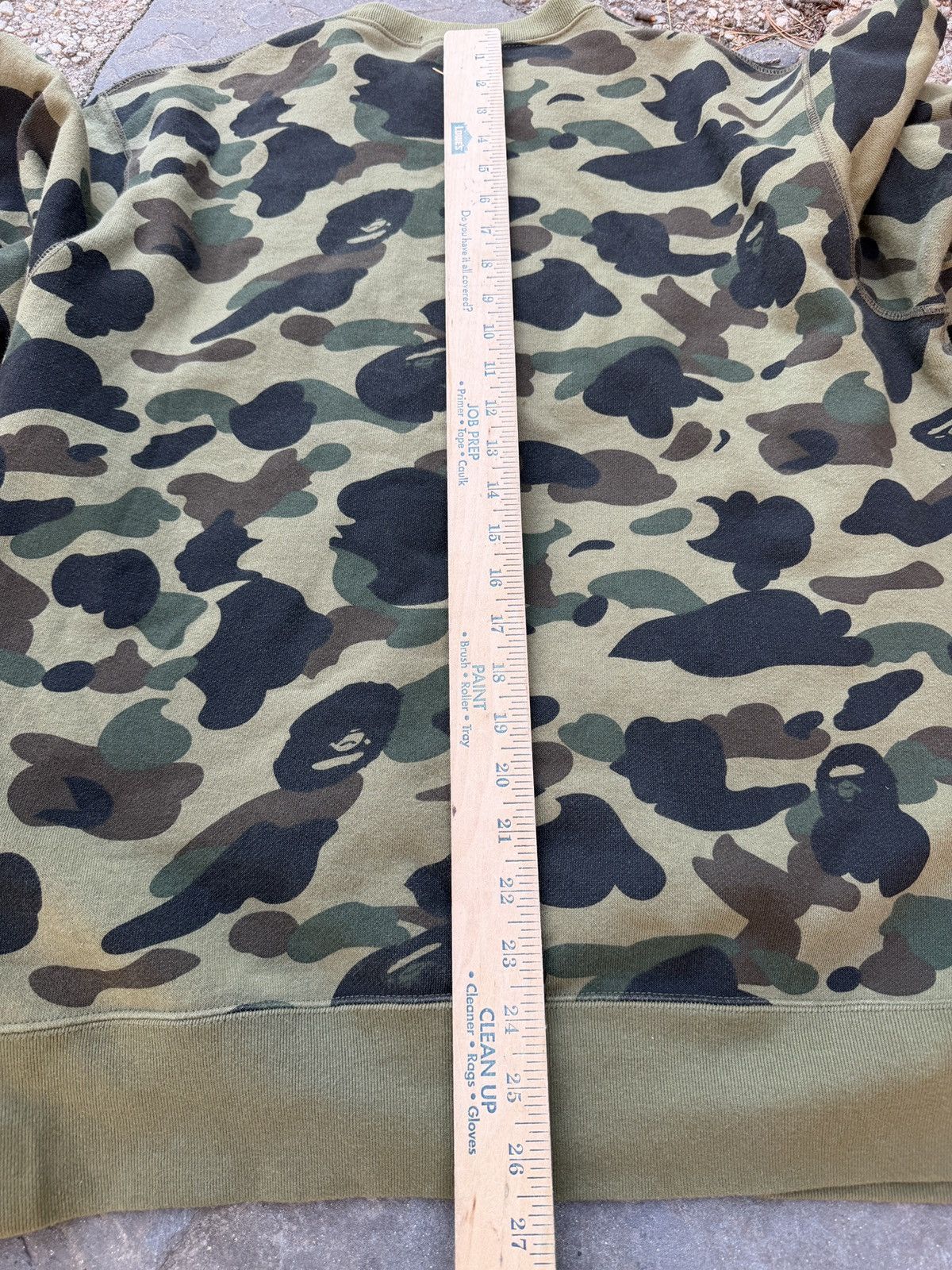 Bape 1st camo Green camo bape crewneck ape head sz XL japan Size US XL / EU 56 / 4 - 13 Thumbnail