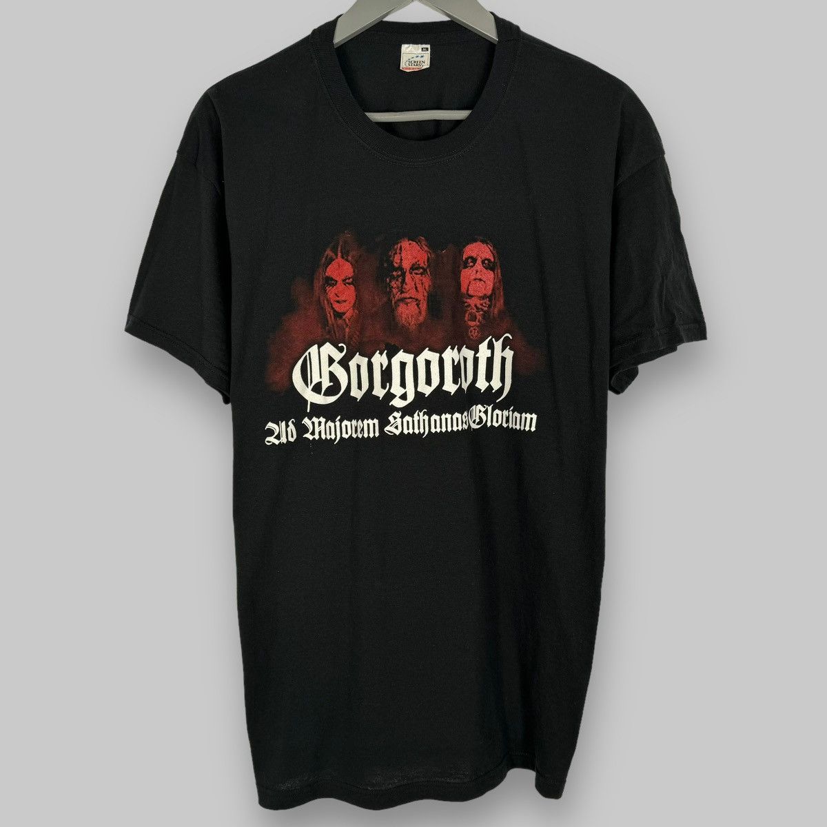 Band Tees Vintage Early 00s Gorgoroth Screen Stars Euro T Shirt Size US XL / EU 56 / 4 - 1 Thumbnail