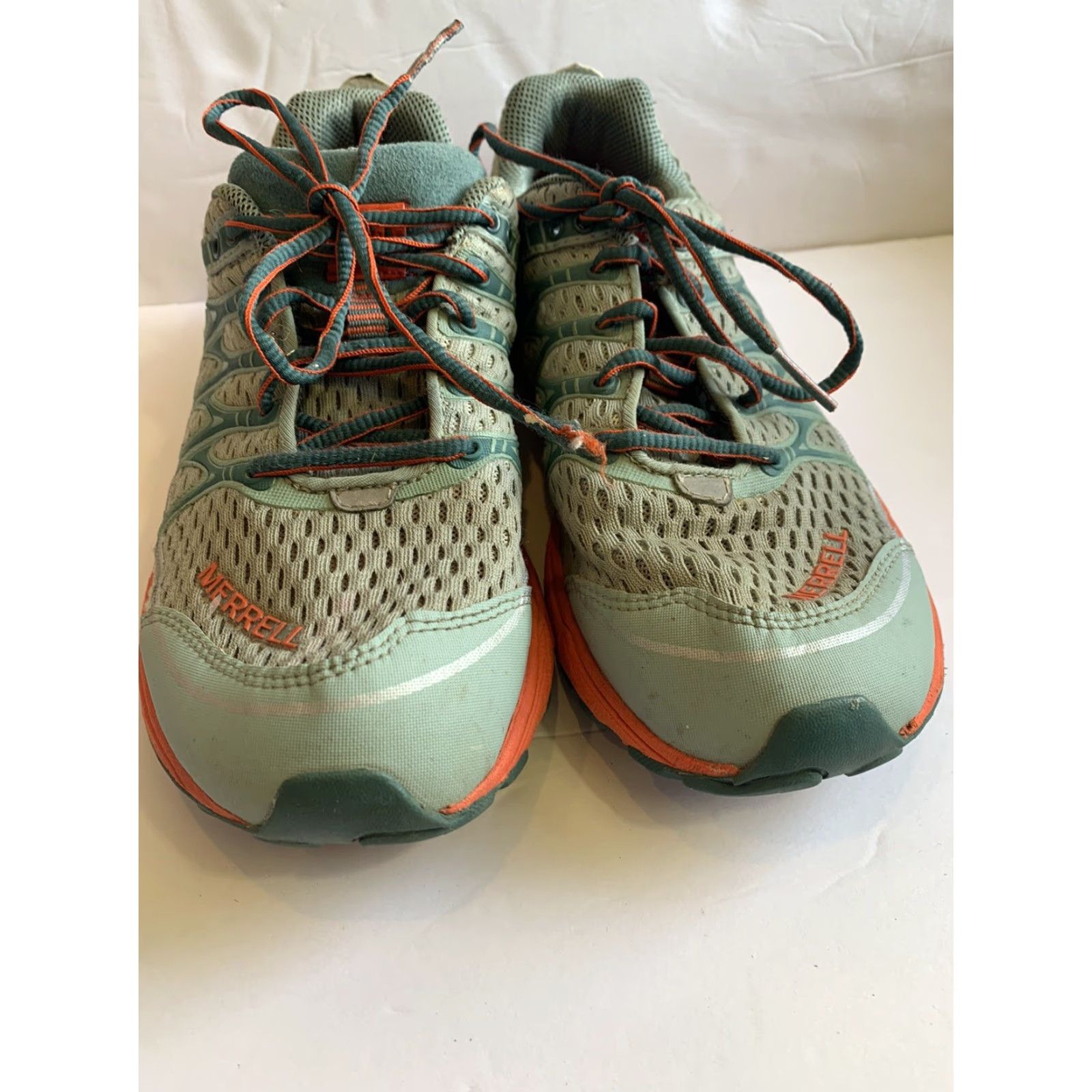 Merrell Merrell Women's Trail Running Sneakers Blue Surf/Tiger Lilly Size 9 Shoes Athletic Trail-Running Shoes Womens Tiger 9 Size US 7 / IT 37 - 3 Thumbnail