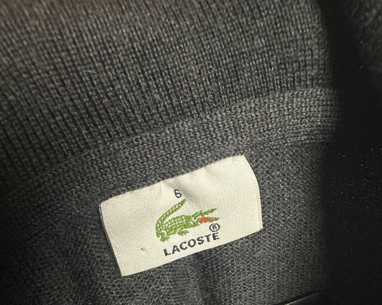 Lacoste Vintage Lacoste Sweater Laine Wool Knitwear Rugby Size US L / EU 52-54 / 3 - 3 Thumbnail
