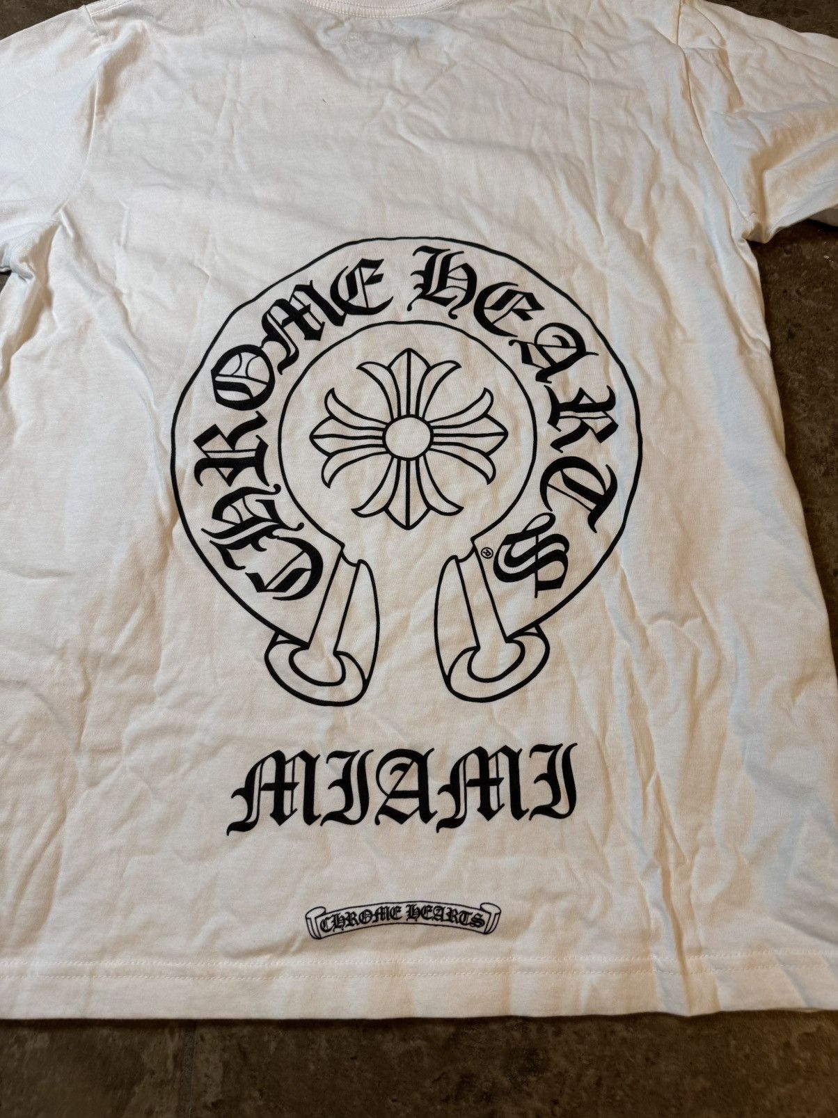 Chrome Hearts Chrome Hearts Horseshoe Miami T-shirt White Size US L / EU 52-54 / 3 - 6 Thumbnail
