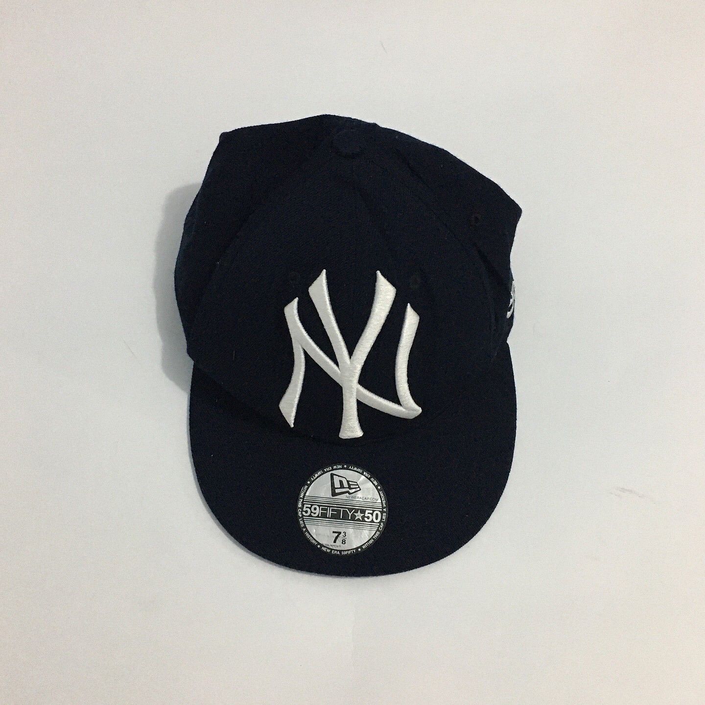 New Era New York Yankees New Era 59Fifty Big Logo Fitted Hat Size ONE SIZE - 2 Thumbnail