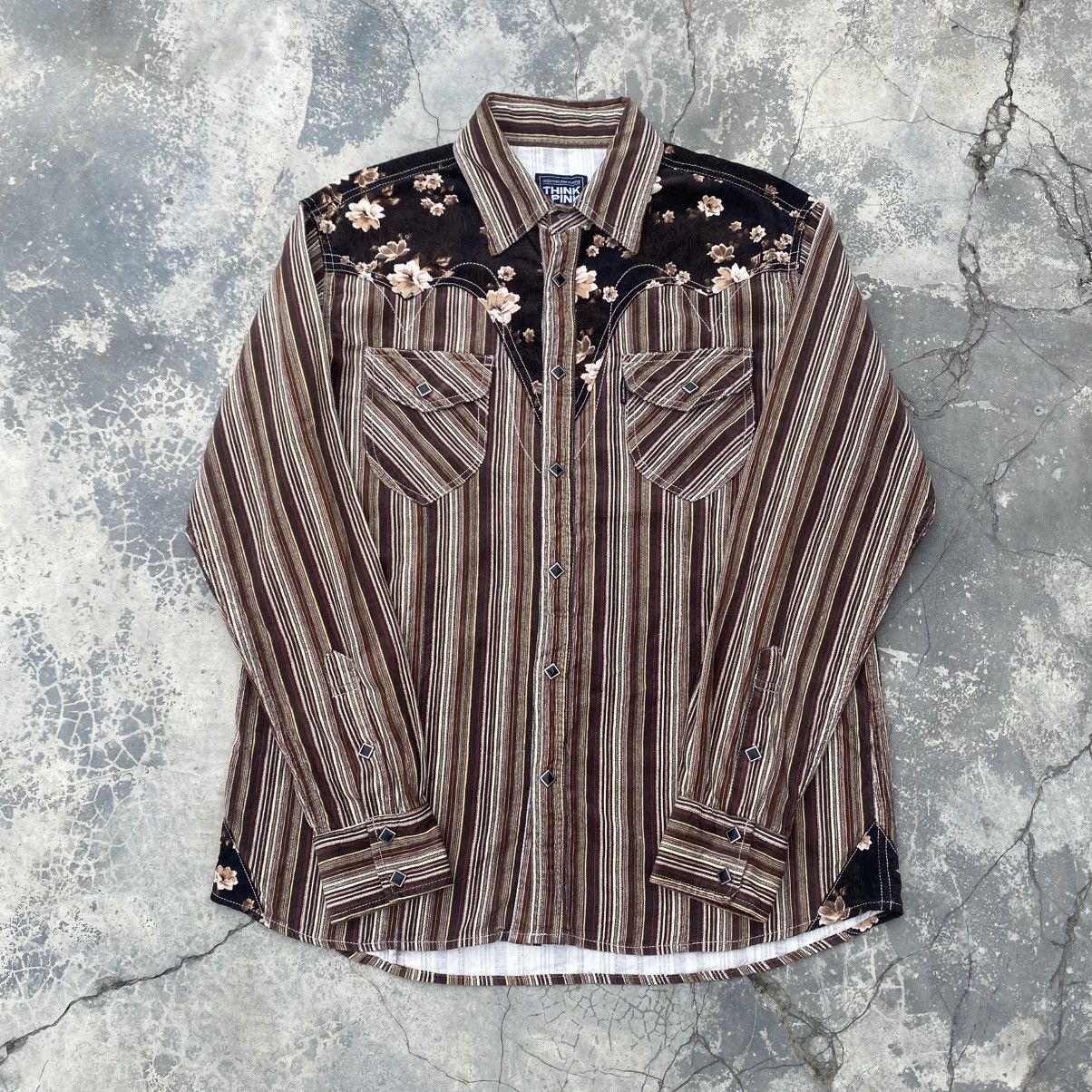 semanticdesign THINK PINK Corduroy Western Shirt Size US L / EU 52-54 / 3 - 1 Thumbnail