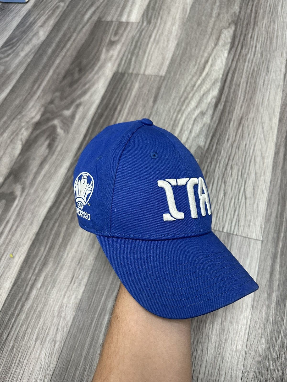 Japanese Brand × Vintage New Italy/Italian Football FC Flag UEFA EURO 2020 Cap Size ONE SIZE - 2 Thumbnail