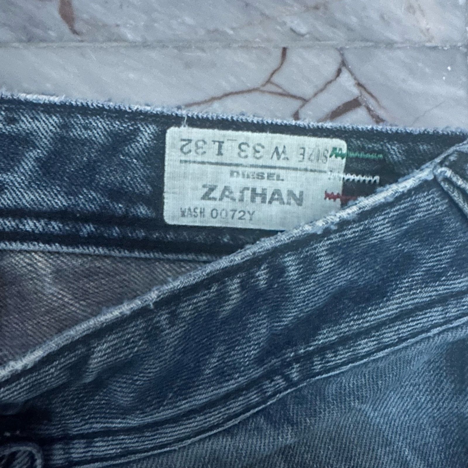 Diesel vintage y2k Diesel patch work custom flare wide leg jeans Size US 33 - 4 Thumbnail