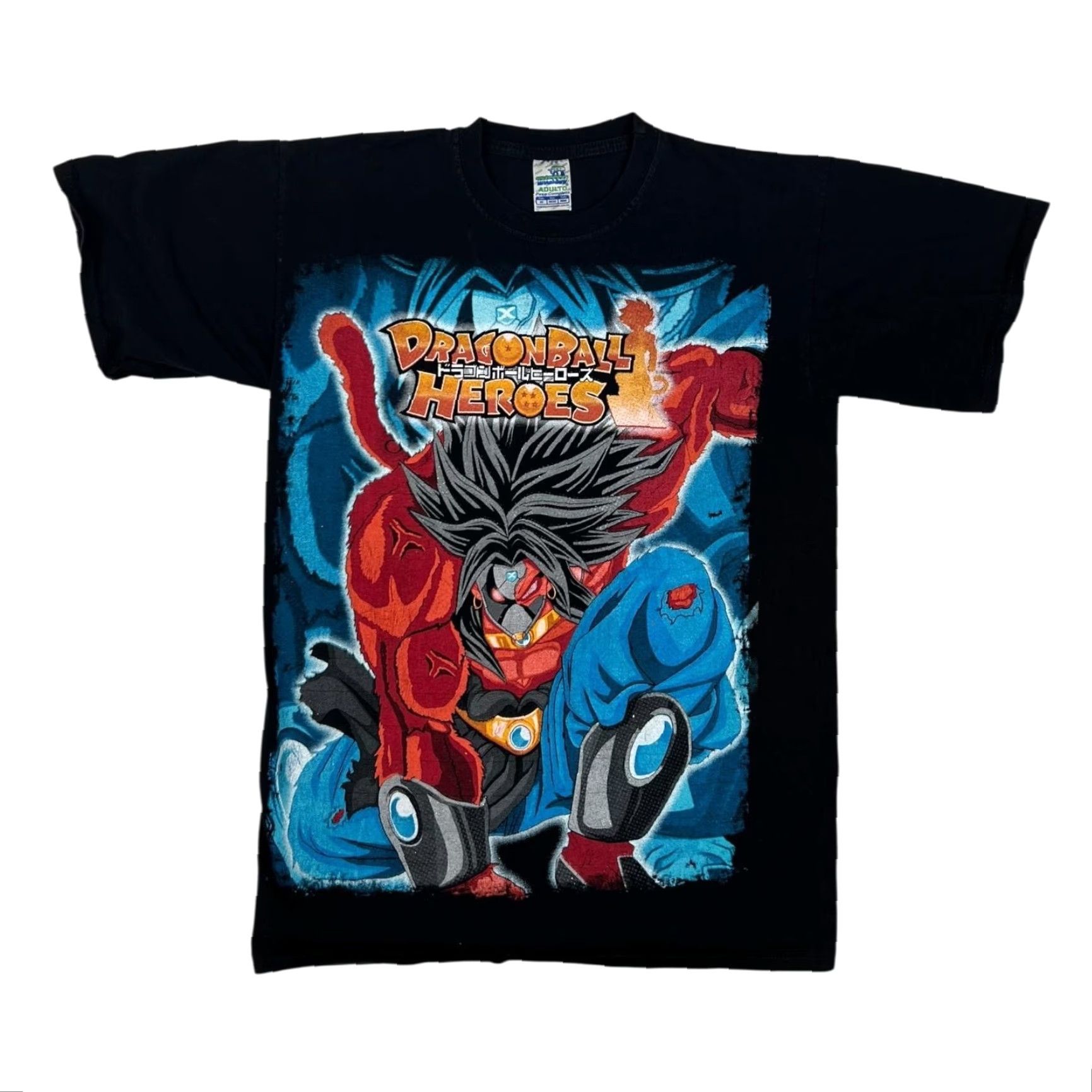 Vintage VINTAGE Dragon Ball Heroes T-Shirt Mens M Black Double-Sided Graphic Print Front Back Goku Anime Size US M / EU 48-50 / 2 - 2 Thumbnail