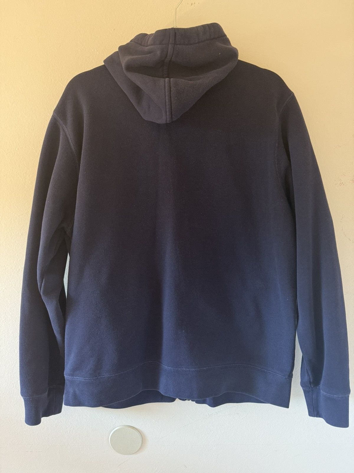 Lacoste Lacoste Navy Blue Zip-Up Fleece Hoodie Size US XXL / EU 58 / 5 - 2 Thumbnail