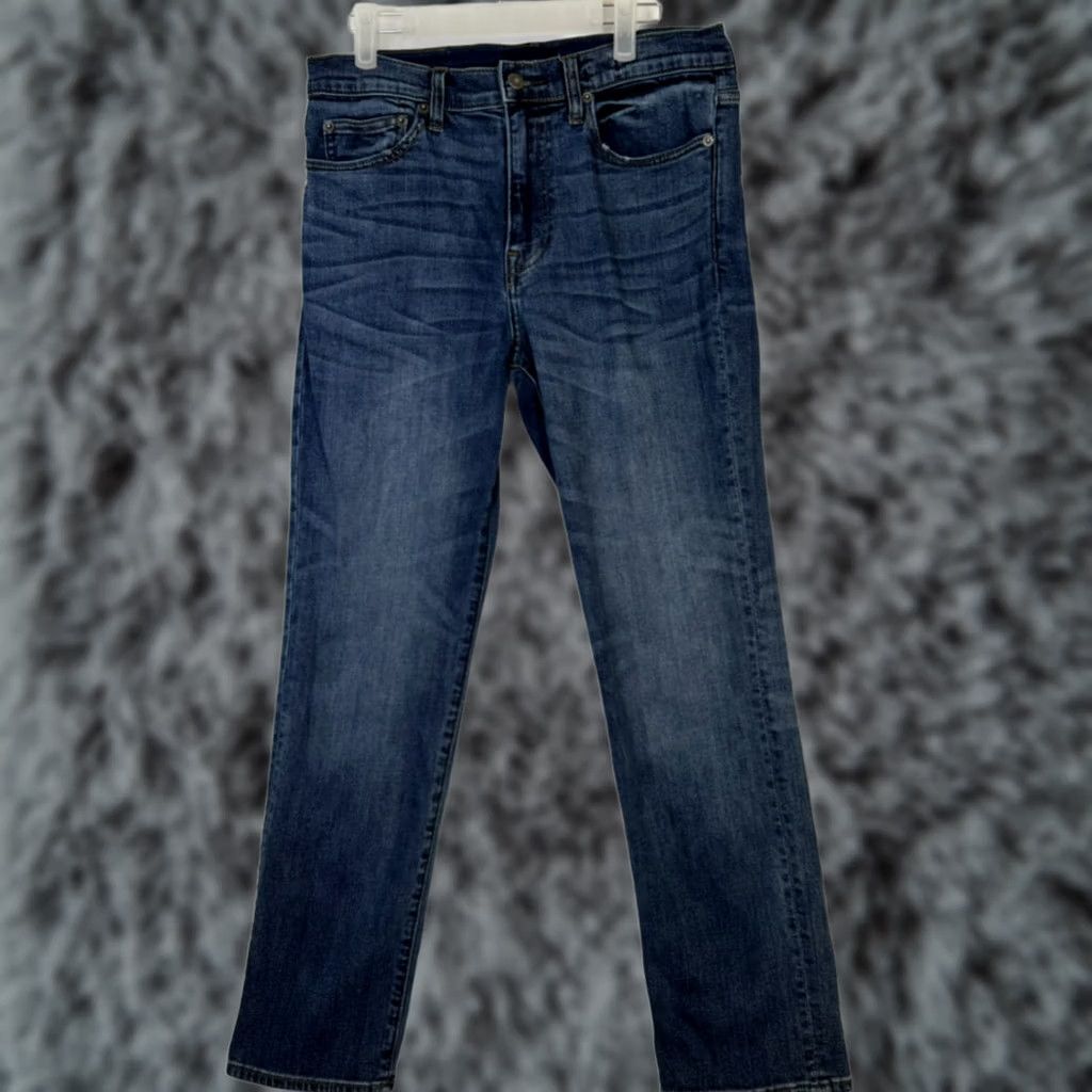 J.Crew J.CREW Jeans Mens 31x30 Blue Denim 5-Pocket Mid-Rise Straight Leg Classic Everyday Wear Size US 31 - 1 Thumbnail