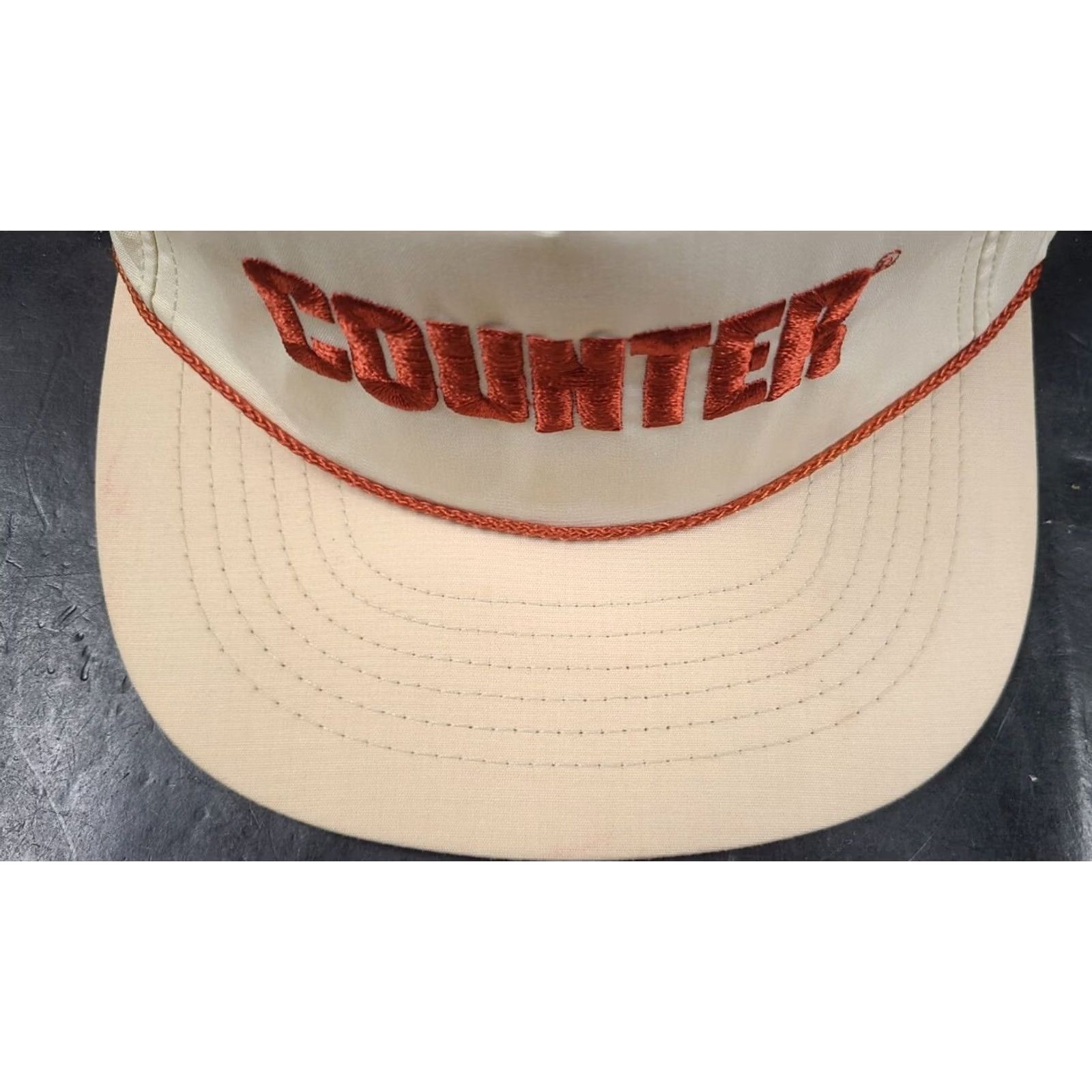 Vintage VINTAGE Swingster Trucker Hat Baseball Cap Corded Snapback Beige/Beige Adjustable Unisex Adults 80s 90s Sports Insecticide Farm Theme Size ONE SIZE - 3 Thumbnail