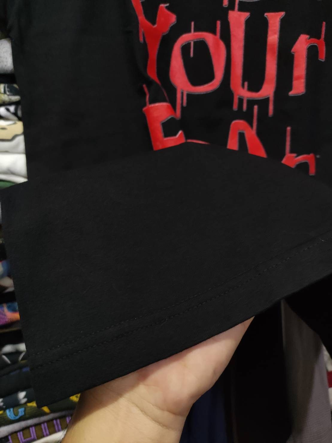 WWE Vtg 00's Kane " Face Your Fear " Wrestlemania Promo T-Shirt Size US M / EU 48-50 / 2 - 9 Thumbnail