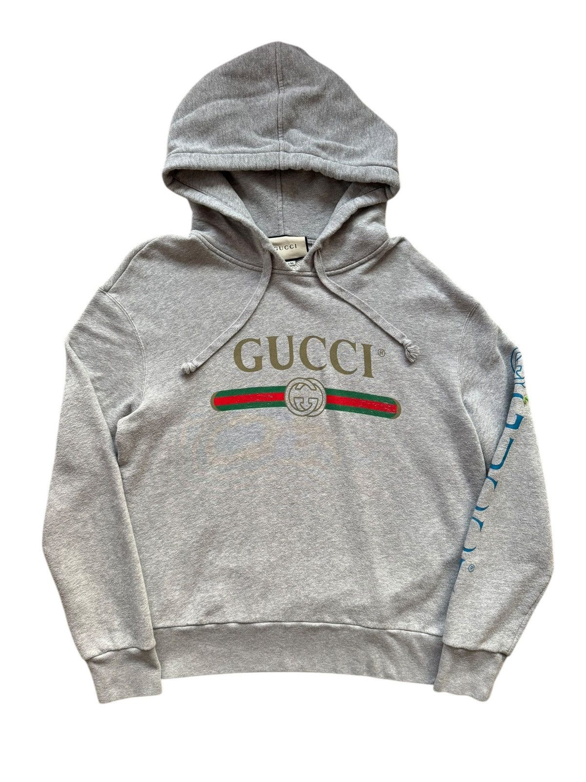 Gucci Gucci Dragon Embroidered Logo Sweatshirt Hoodie Size US L / EU 52-54 / 3 - 1 Thumbnail