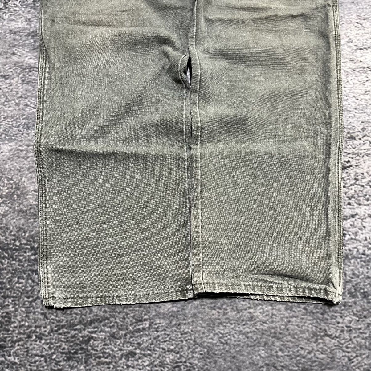 Dickies VINTAGE BAGGY DICKIES FADED GREEN WORKWEAR CARPENTER JEANS Size US 40 / EU 56 - 7 Thumbnail