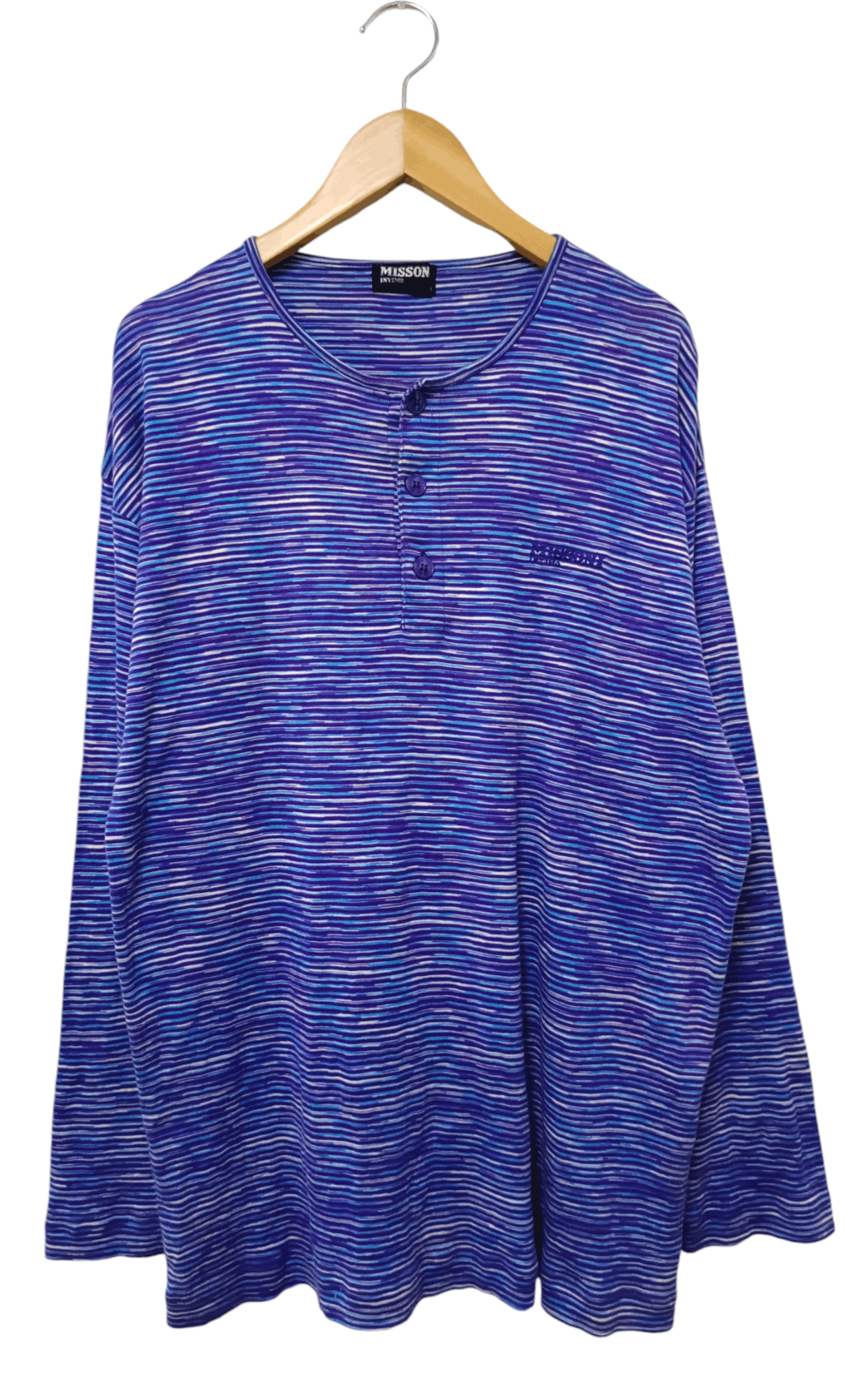 Mossimo × Vintage Rare Missoni Italy Stripes Tshirt Size US M / EU 48-50 / 2 - 1 Thumbnail