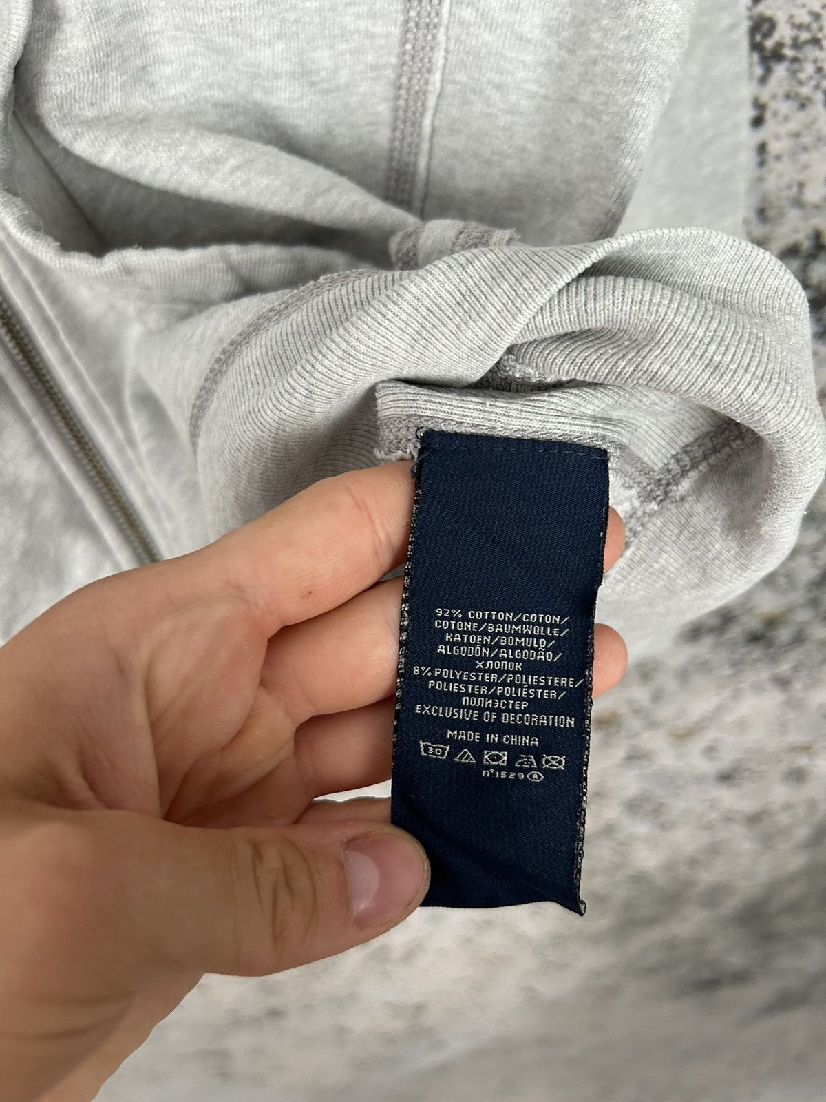 Polo Ralph Lauren Polo Jeans Company Ralph Lauren USA Flag Grey Hoodie 90s Size US XL / EU 56 / 4 - 6 Thumbnail