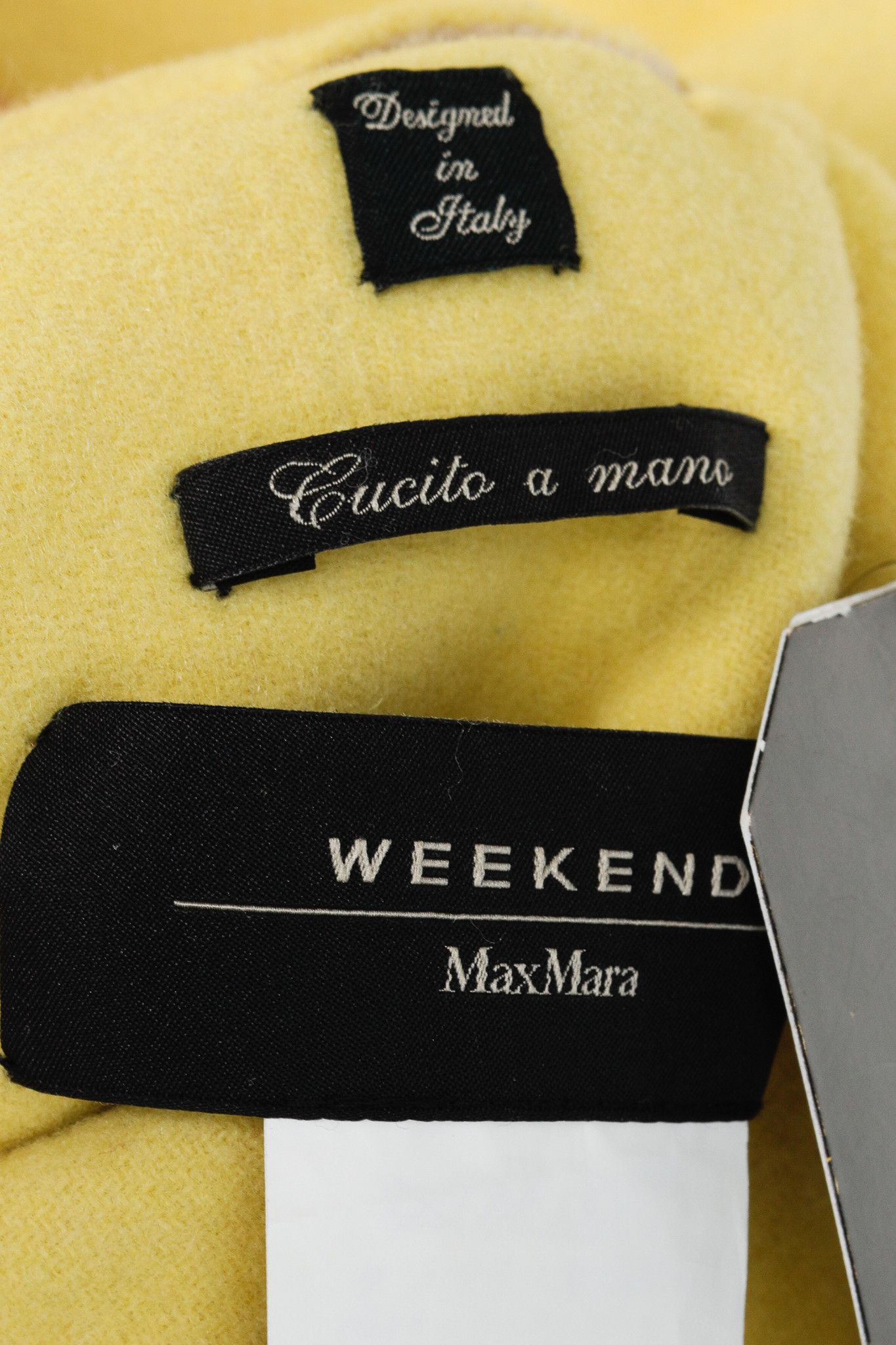 Max Mara Max Mara Weekend Reversible Beige & Yellow Wool-Blend Coat Size XL / US 12-14 / IT 48-50 - 10 Thumbnail
