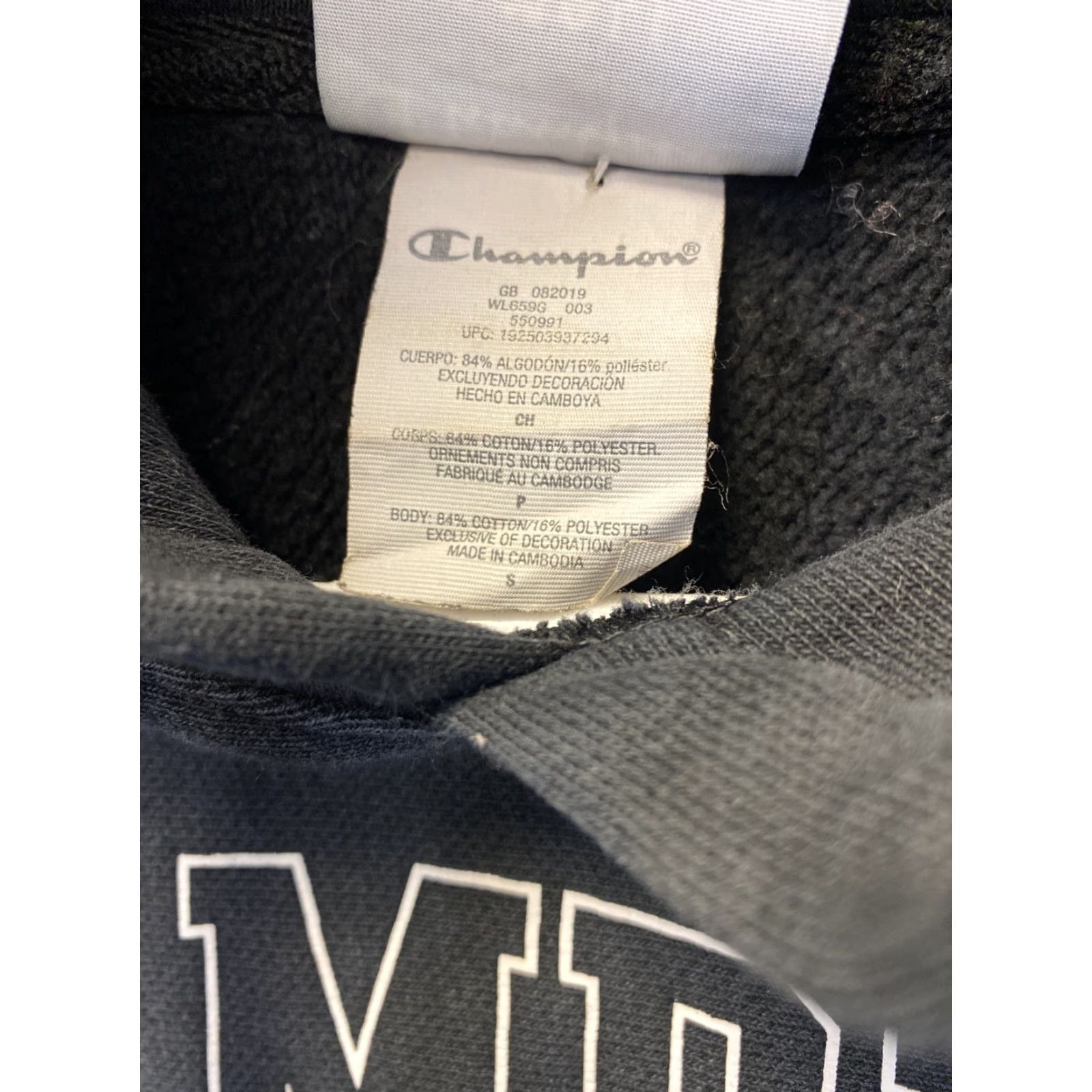 Champion Champion Hoodie Black Cropped Hoodie Sweatshirt Size Small womens /56-42 Reversible Product Line: Champion Reverse Weave Size S / US 4 / IT 40 - 4 Thumbnail