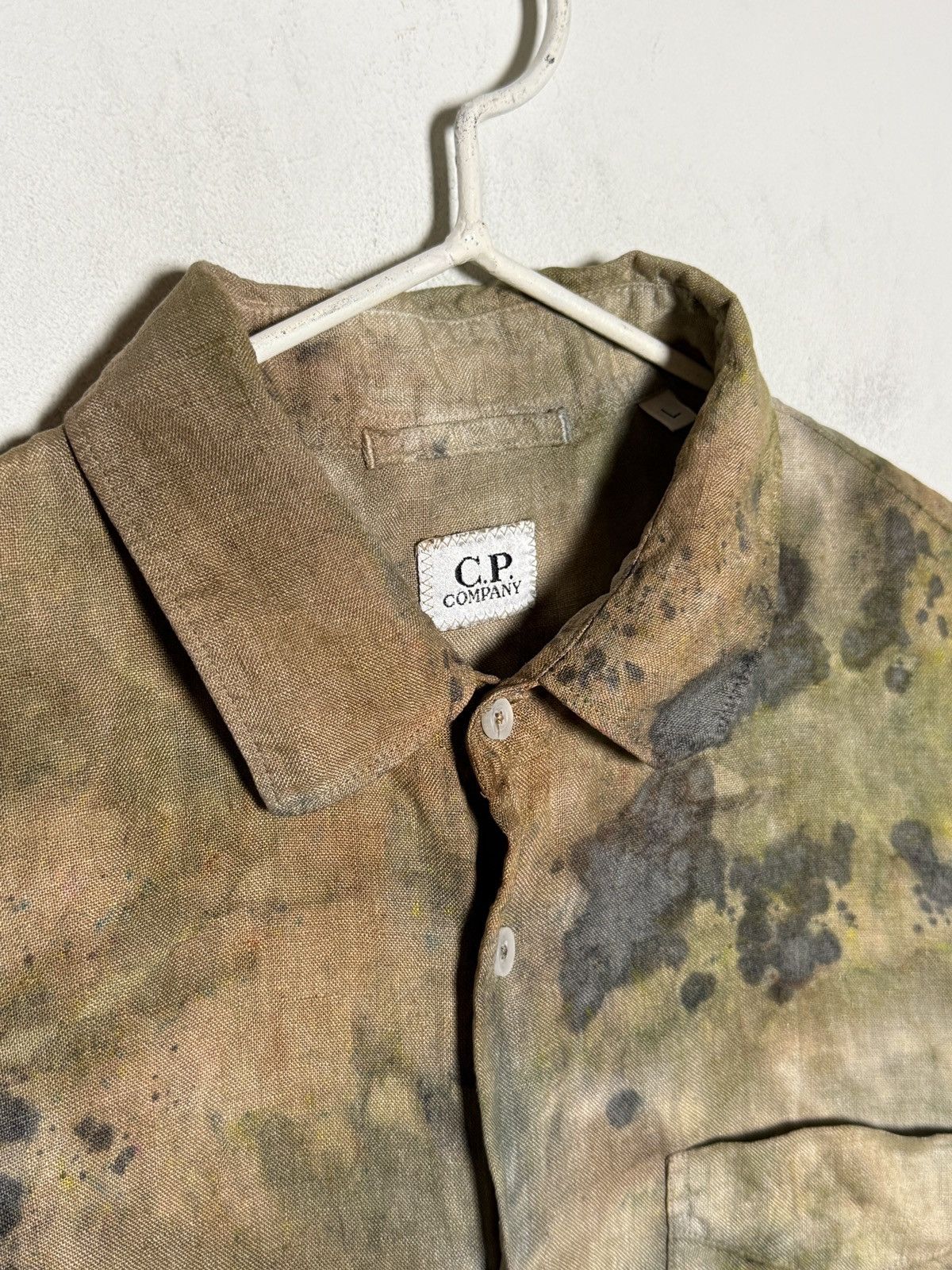 C.P. Company C.P. Company short sleeve button-up linen shirt Size US L / EU 52-54 / 3 - 5 Thumbnail