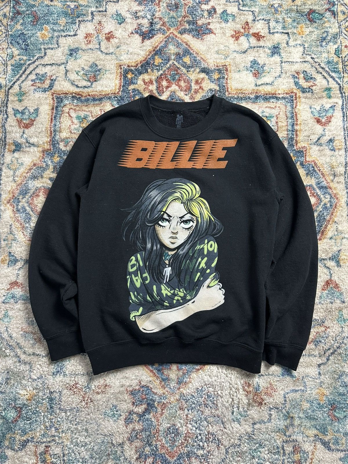 Other Billie Eillish Pullover Crewneck Medium Size US M / EU 48-50 / 2 - 1 Thumbnail