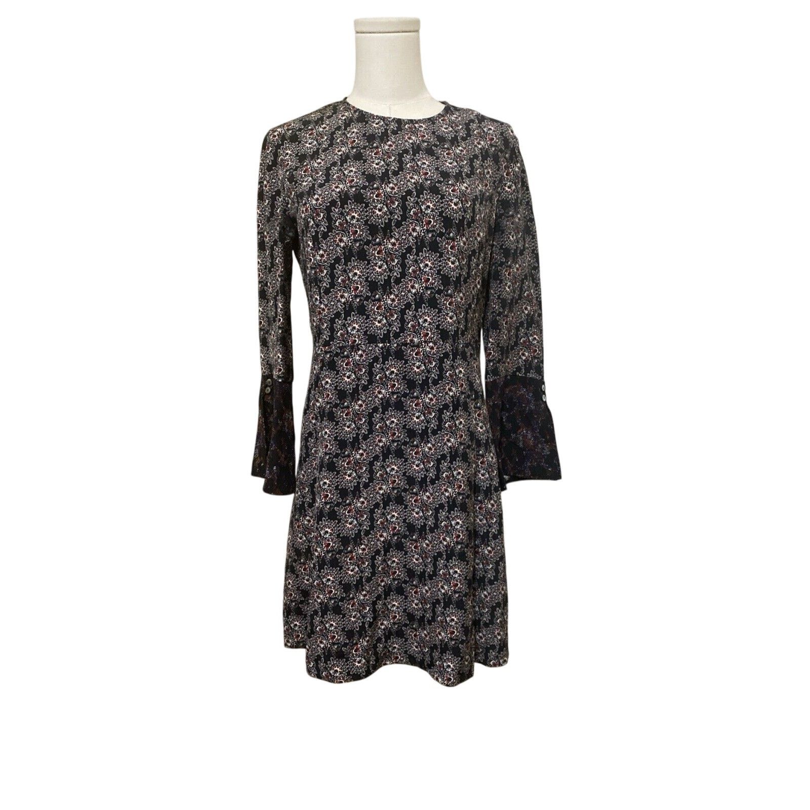 Derek Lam 10 Crosby Derek Lam 10 Crosby 3/4 sleeve floral print dress size 4 Size S / US 4 / IT 40 - 1 Thumbnail